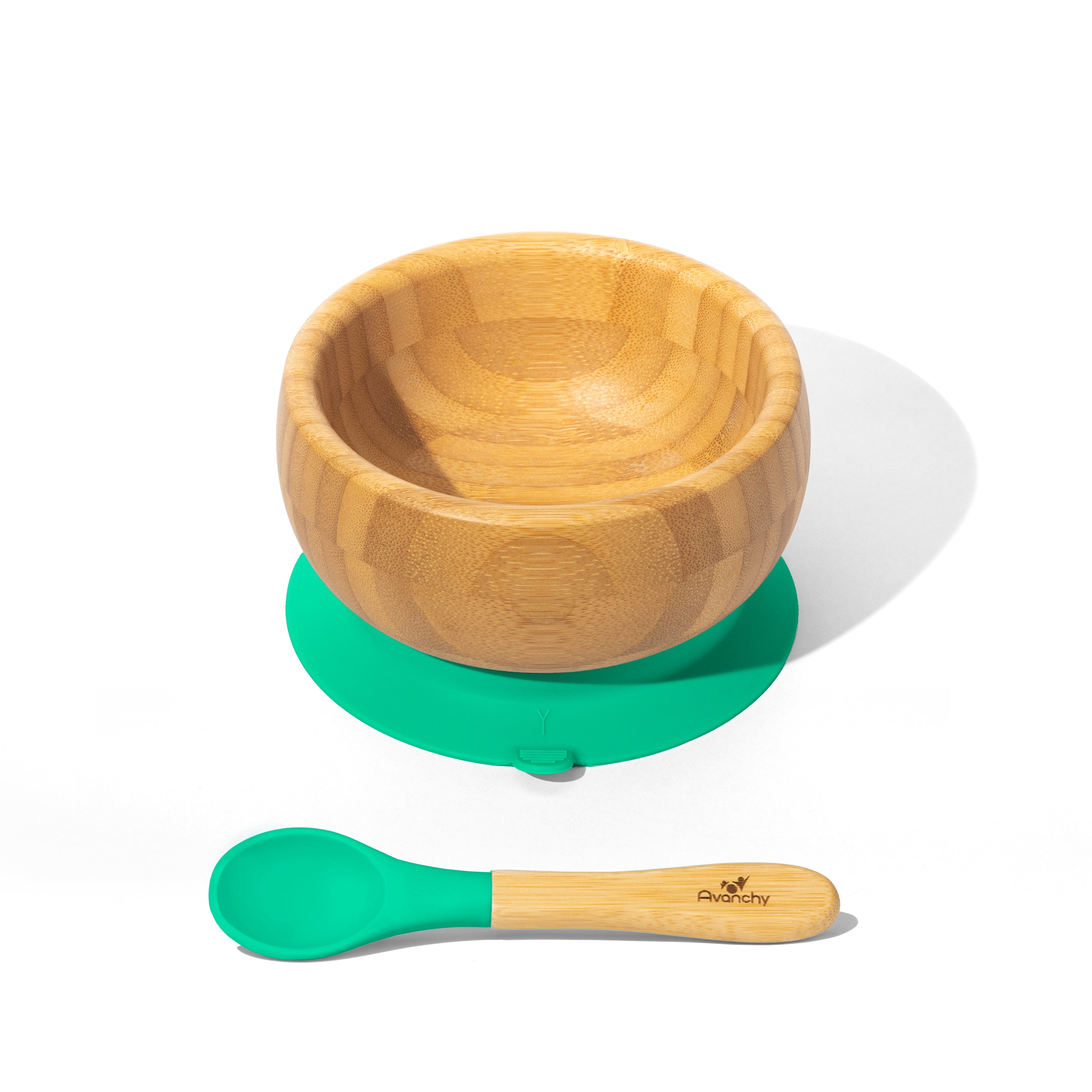 Avanchy Bamboo Baby Bowl & Spoon
