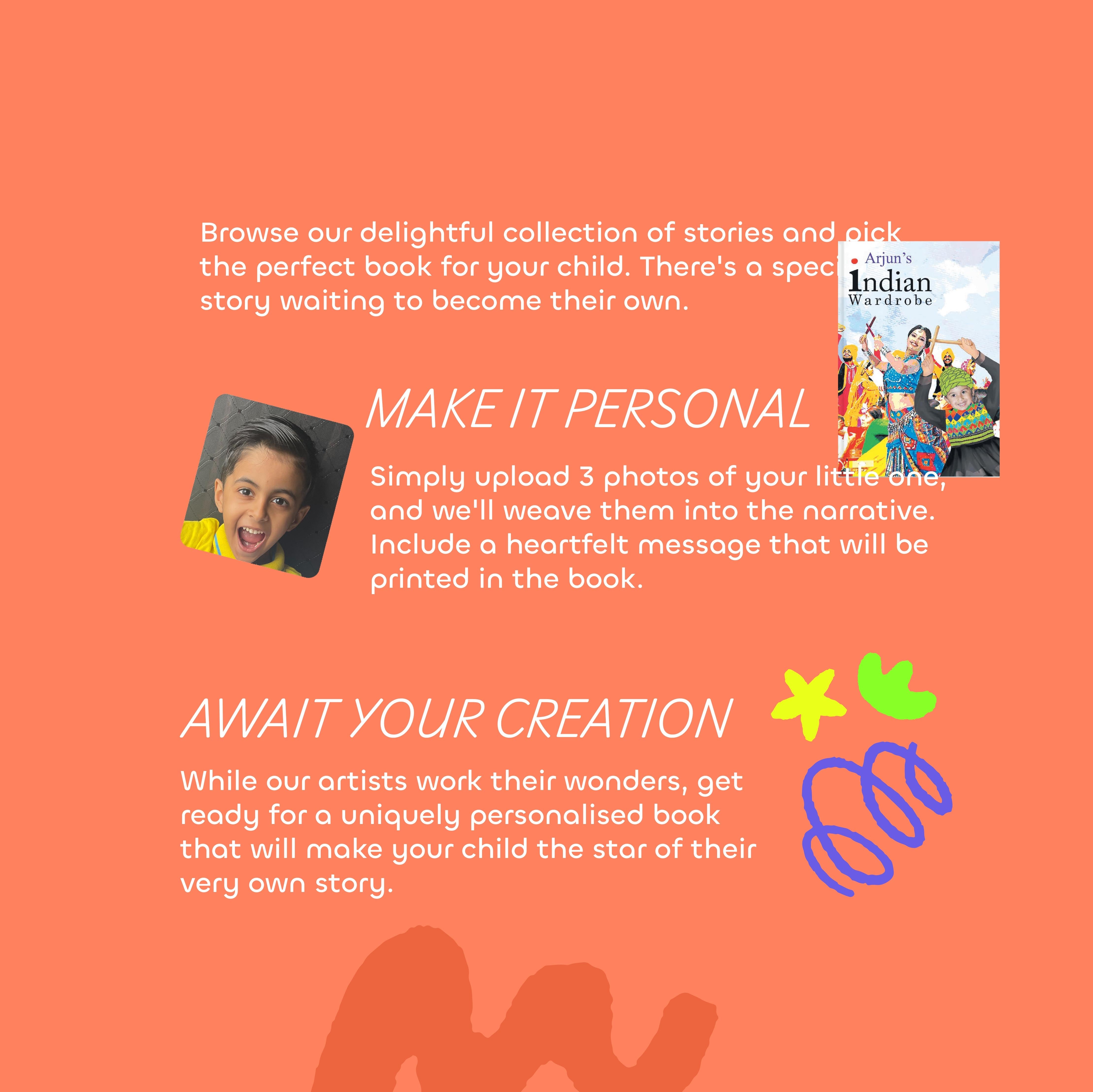 Personalised Story Book Indian Wardrobe