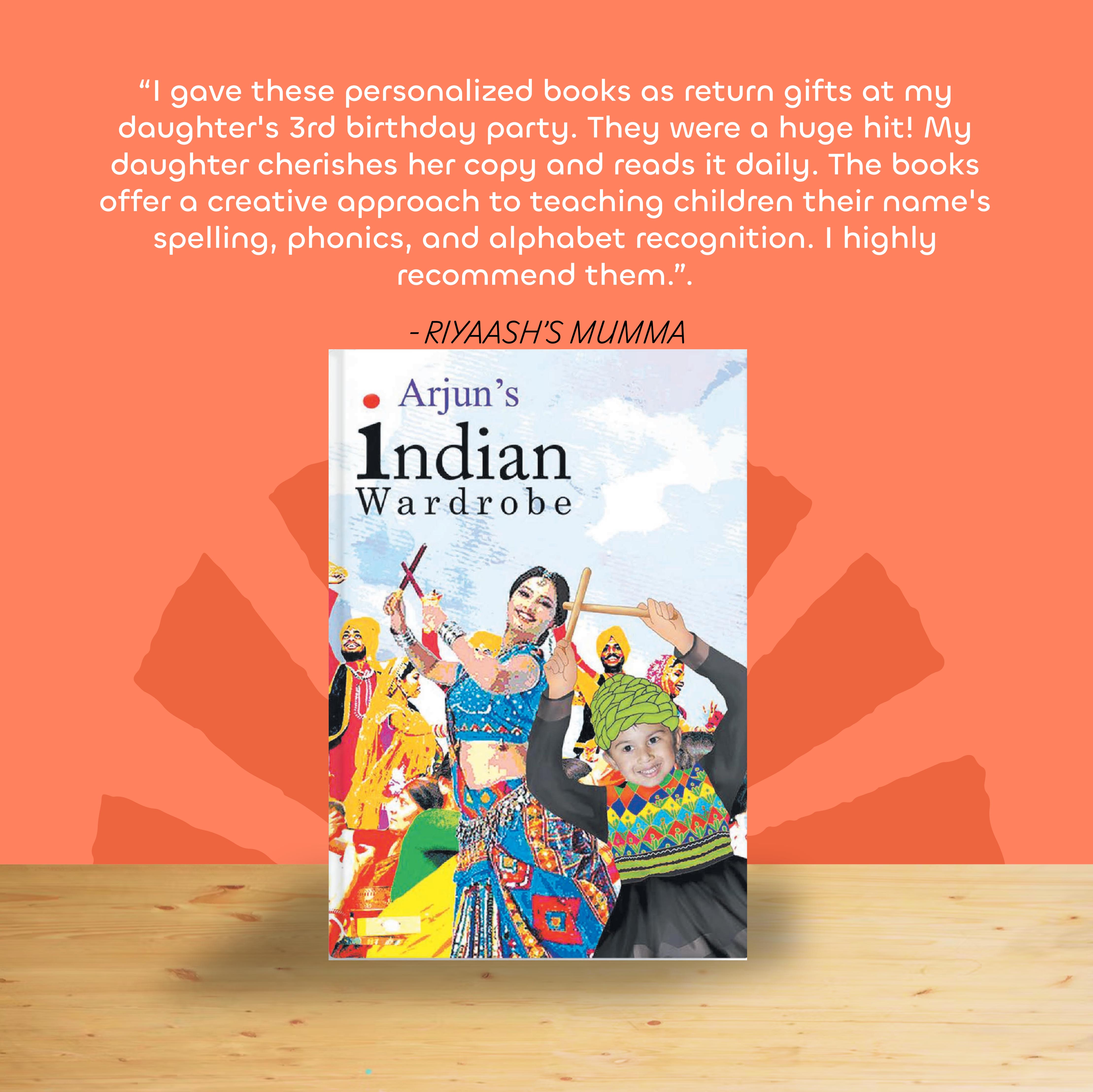 Personalised Story Book Indian Wardrobe