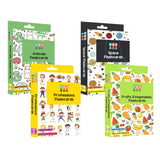 First Flashcards Combo Pack - (Animals, Fruits & Vegetables, Professions & Space Flashcards)