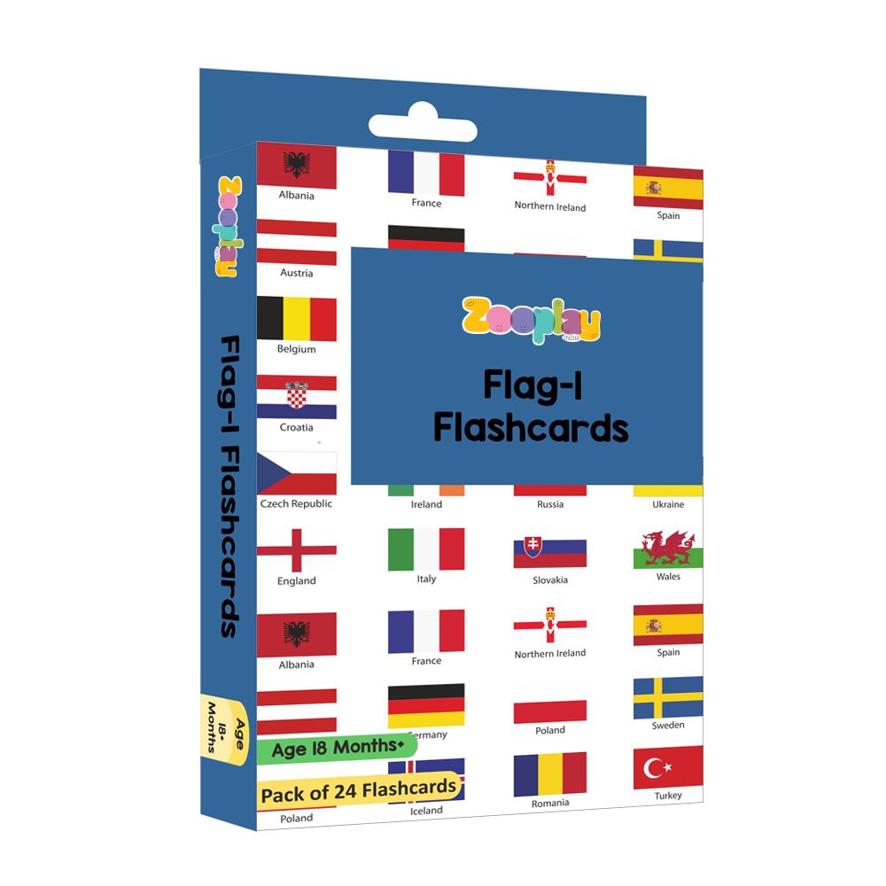 Flags Part 1 Flashcards- Pack of 24