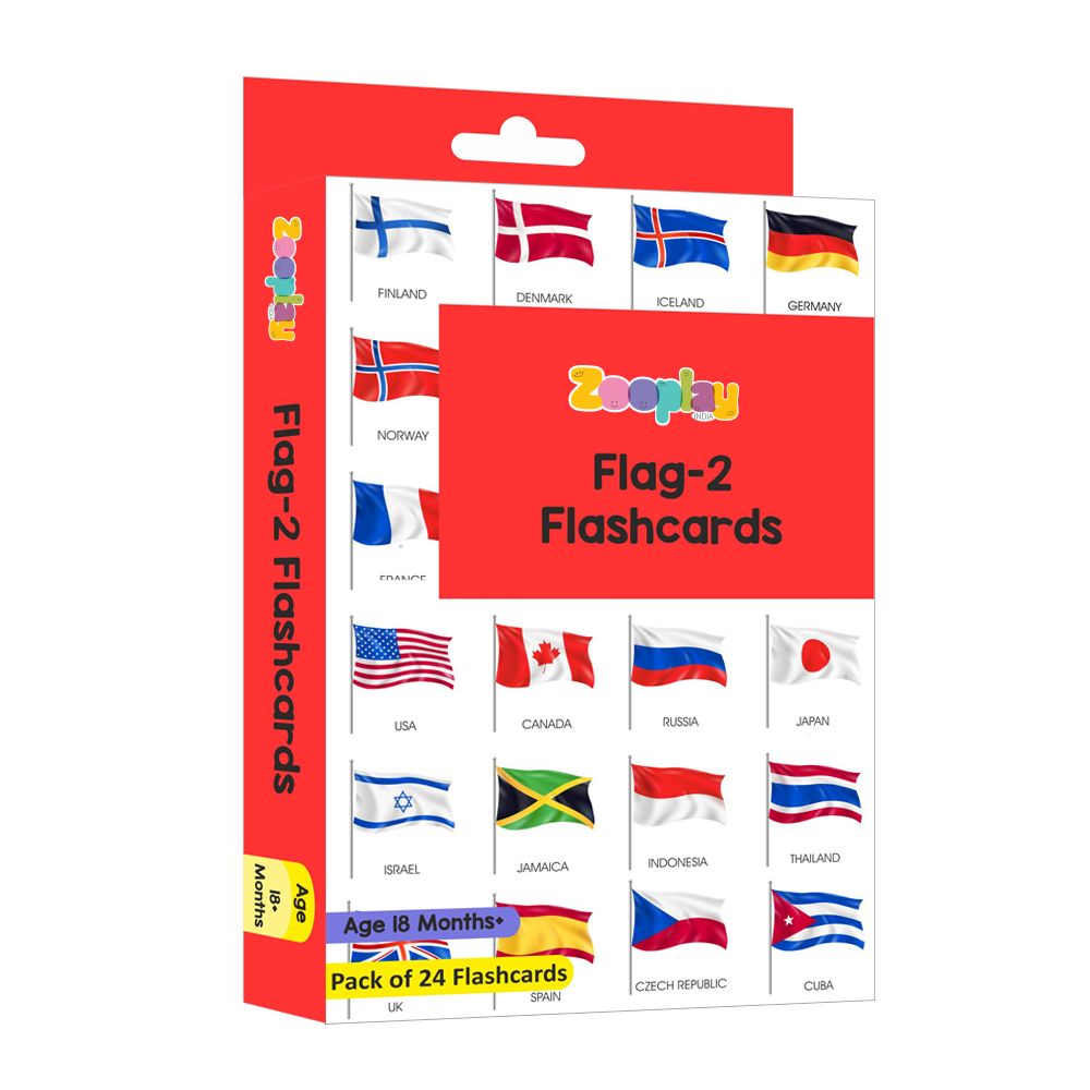 Flags Part 2 Flashcards- Pack of 24