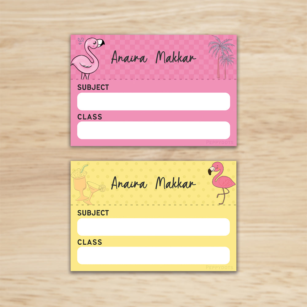 Mini SchoolBook Labels