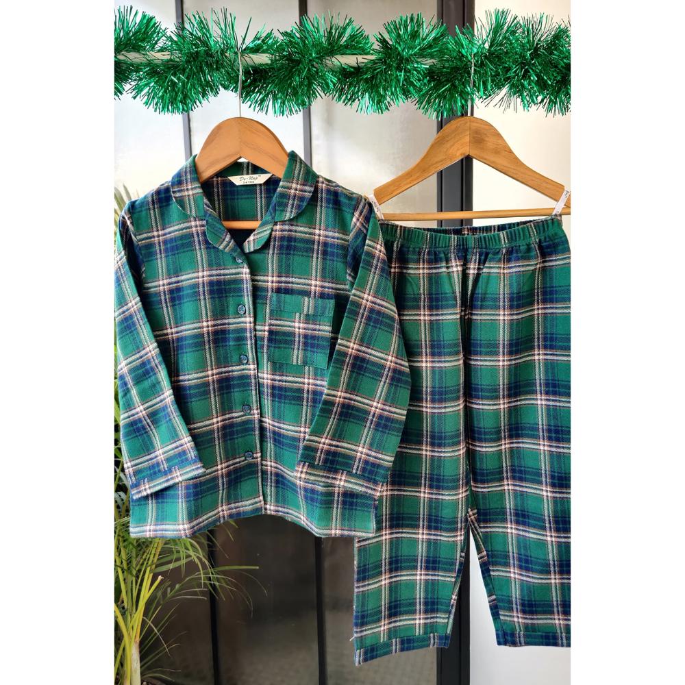 Evergreen Nights Flannel Pyjama Set (Girl)