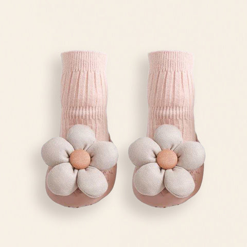 Flora Baby Socks- Pink