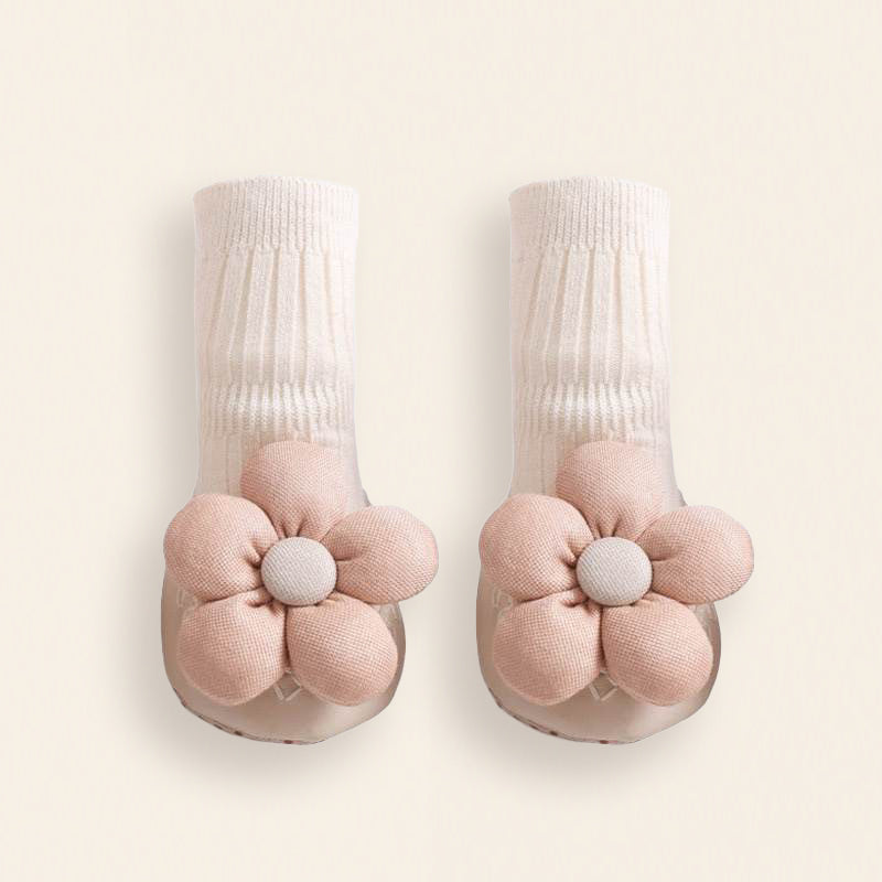 Flora Baby Socks- White