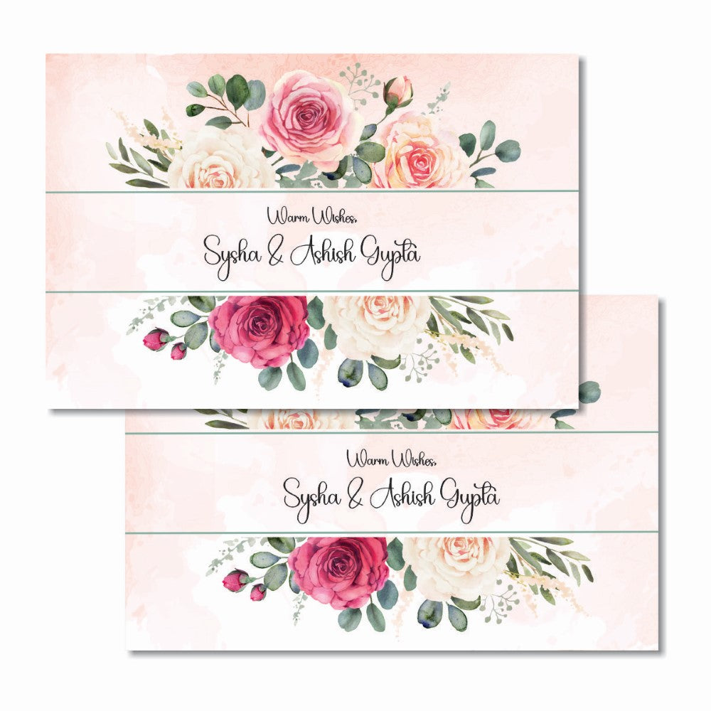 Gift Tags Rectangle - Floral Bliss - image 1