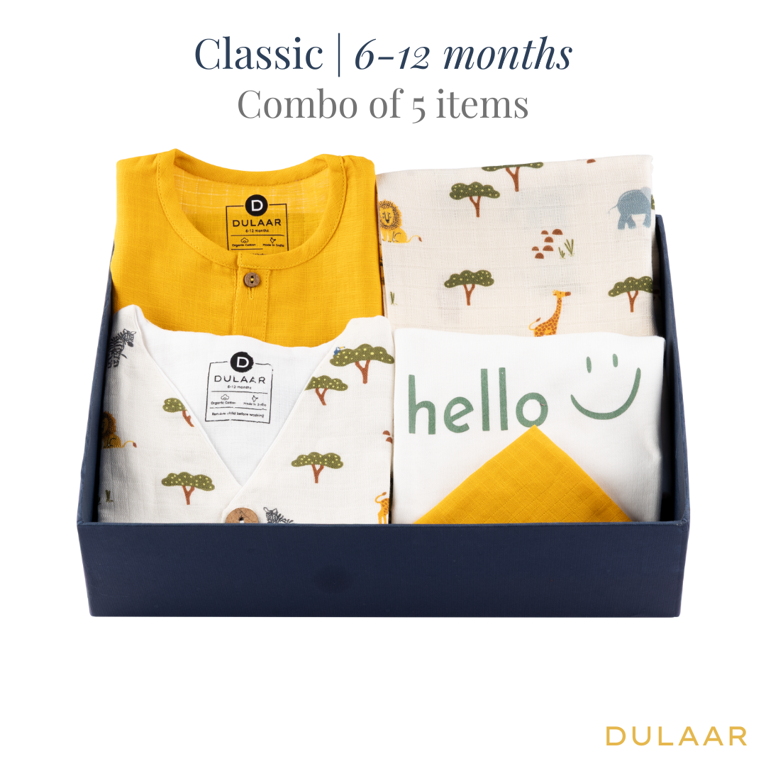 Baby's First Milestones! Gift Box Set (6-12 Months) - Classic