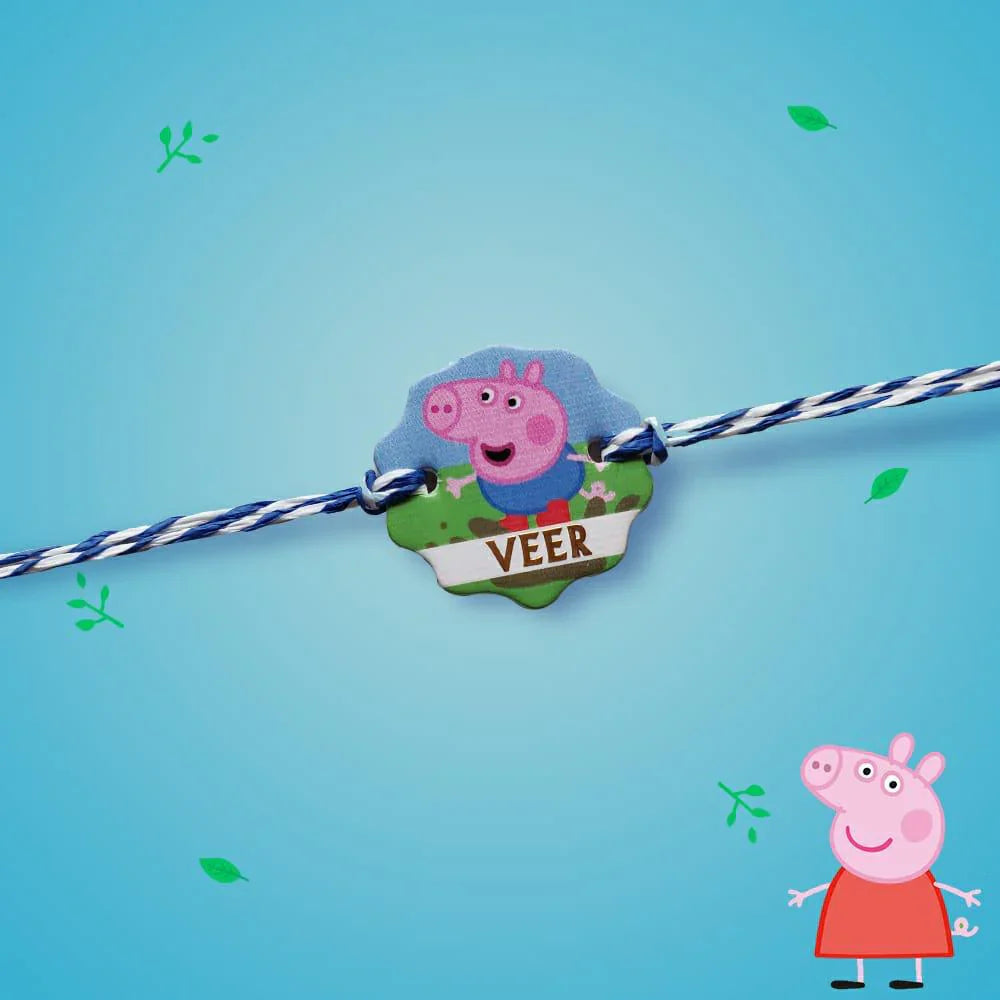 Babble Wrap George Pig Craft Rakhi