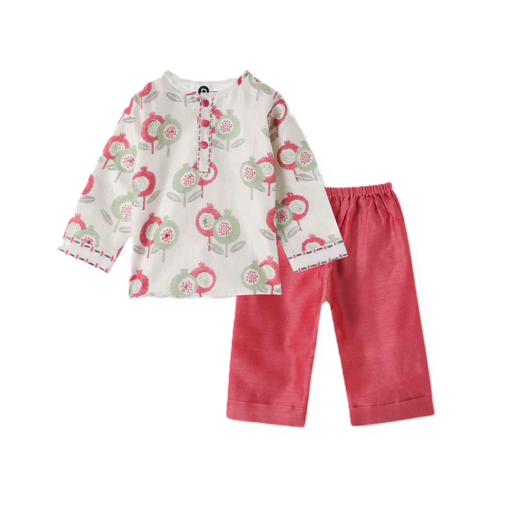 Chanderi Kurta Pyjama Set