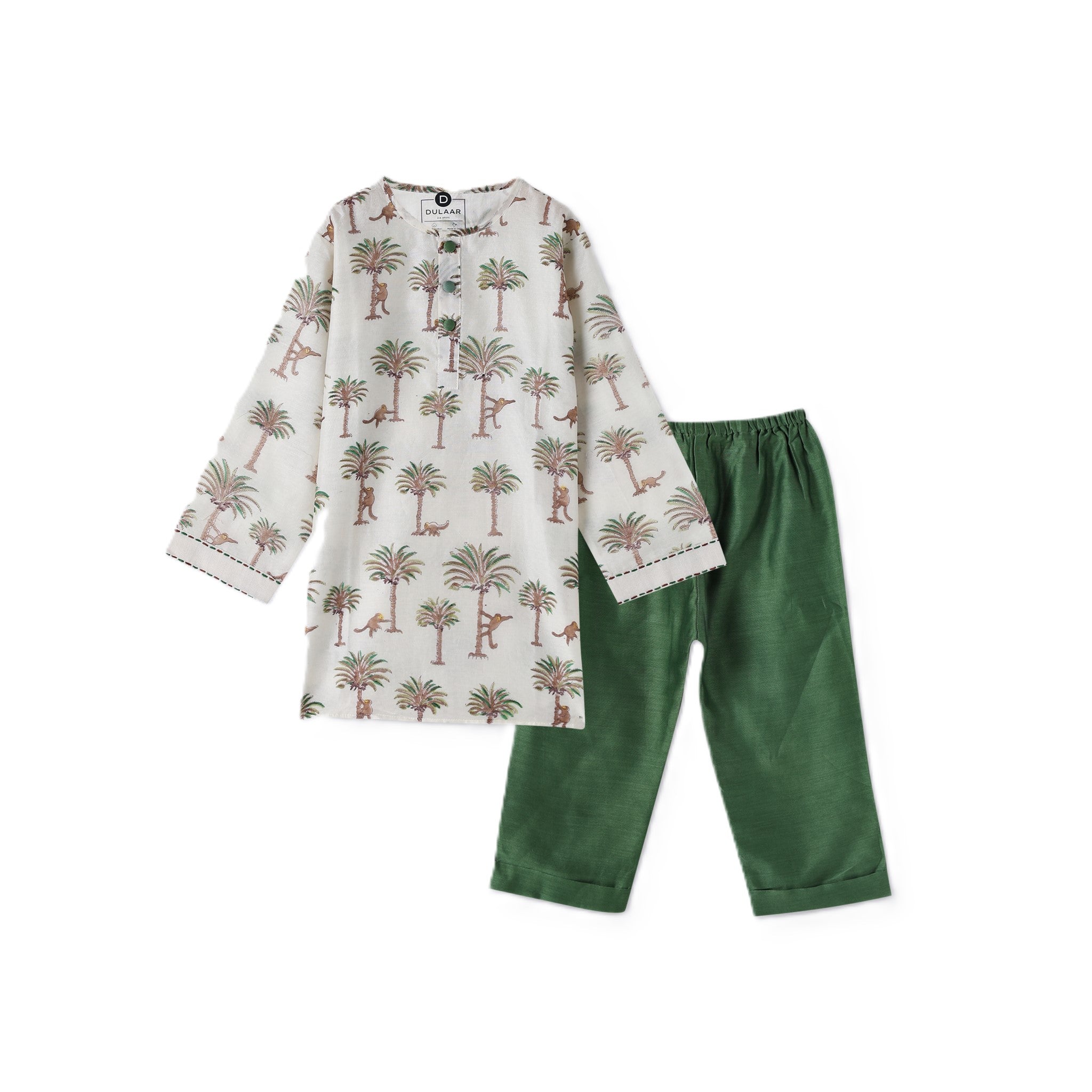 Chanderi Kurta Pyjama Set