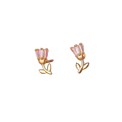 Crystal Tulip Earrings -Little's & More 2023 Collection