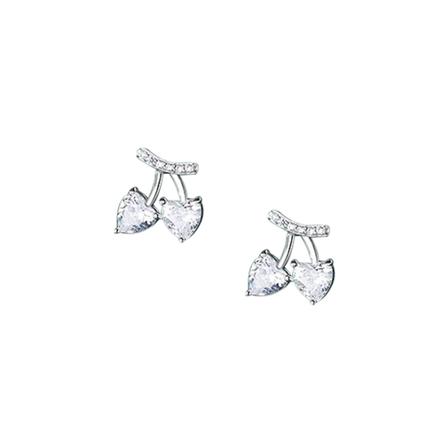 Hearts On A Vine Earrings - Little's & More 2023 Collection - White Gold Plating