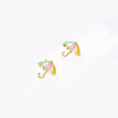 Multicolour Umbrella Earrings - Little's & More 2023 Collection