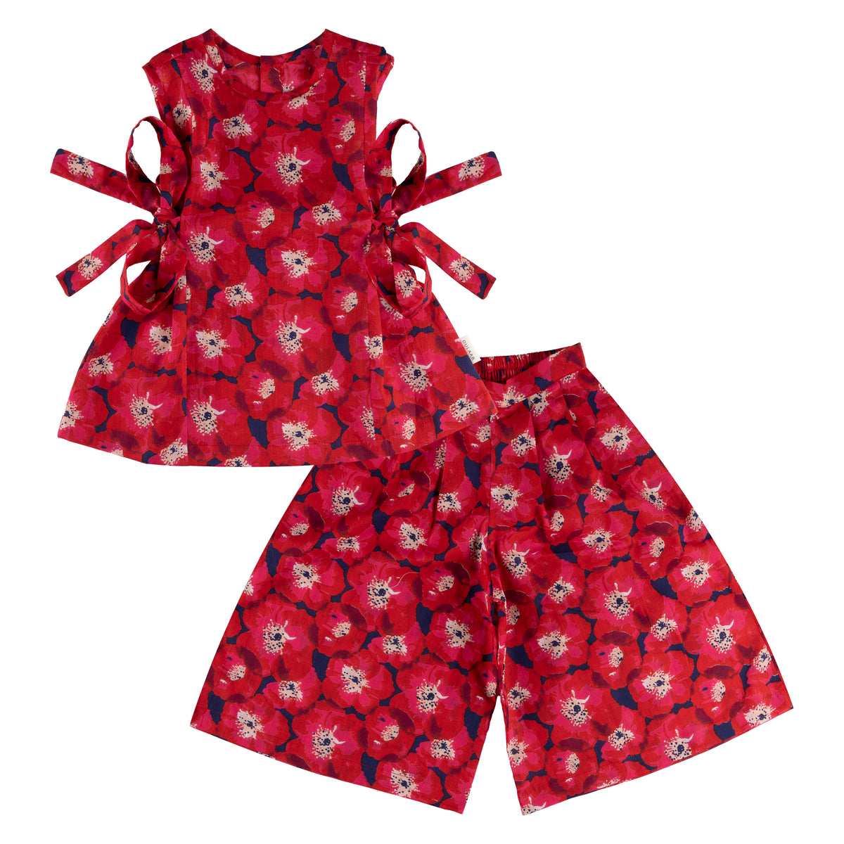 Cotton Top & Pants Co-ord Set