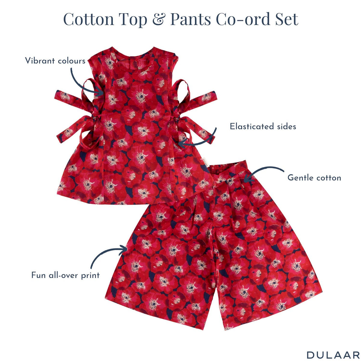 Cotton Top & Pants Co-ord Set