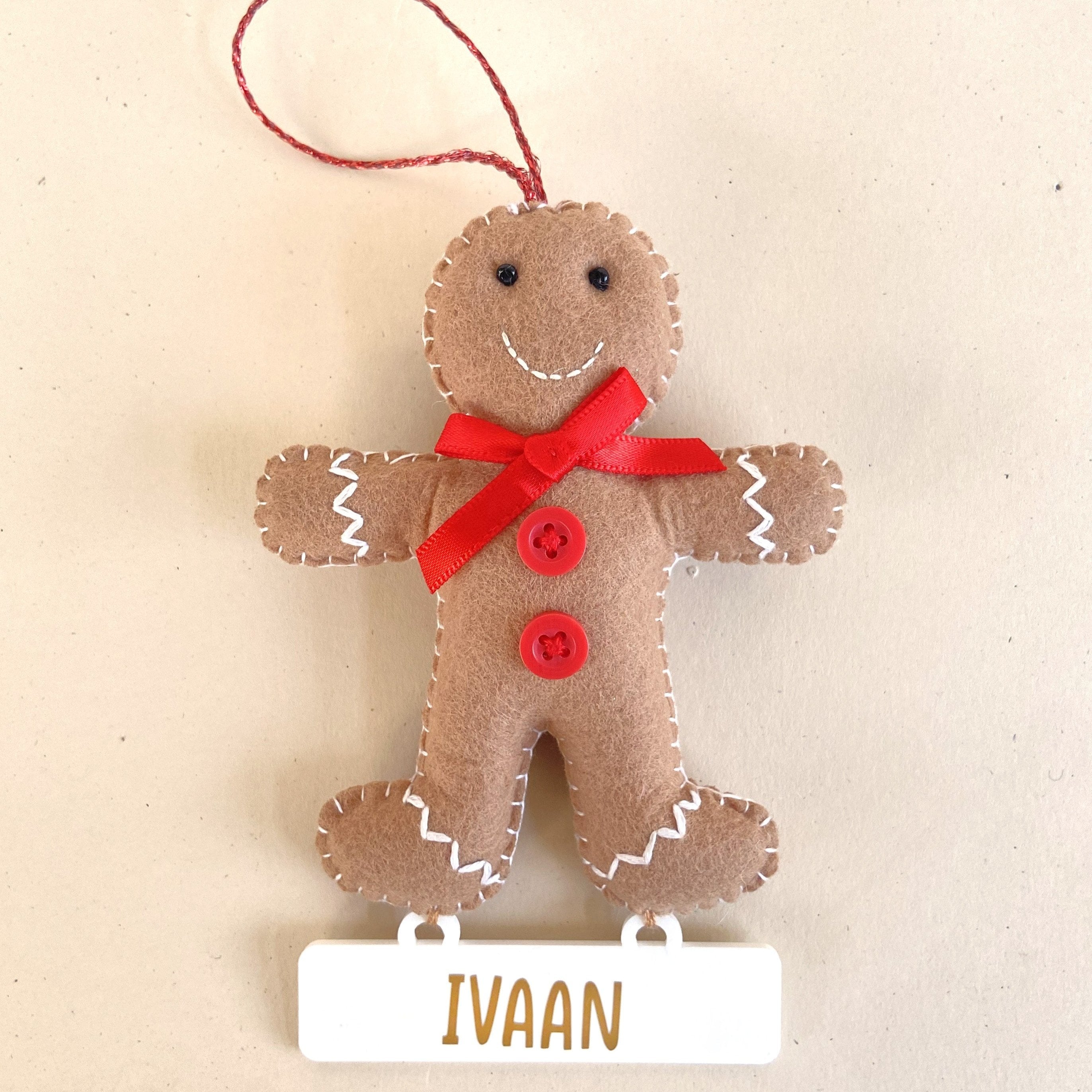 GWD Kids -Gingerbread Man - Felt Ornament