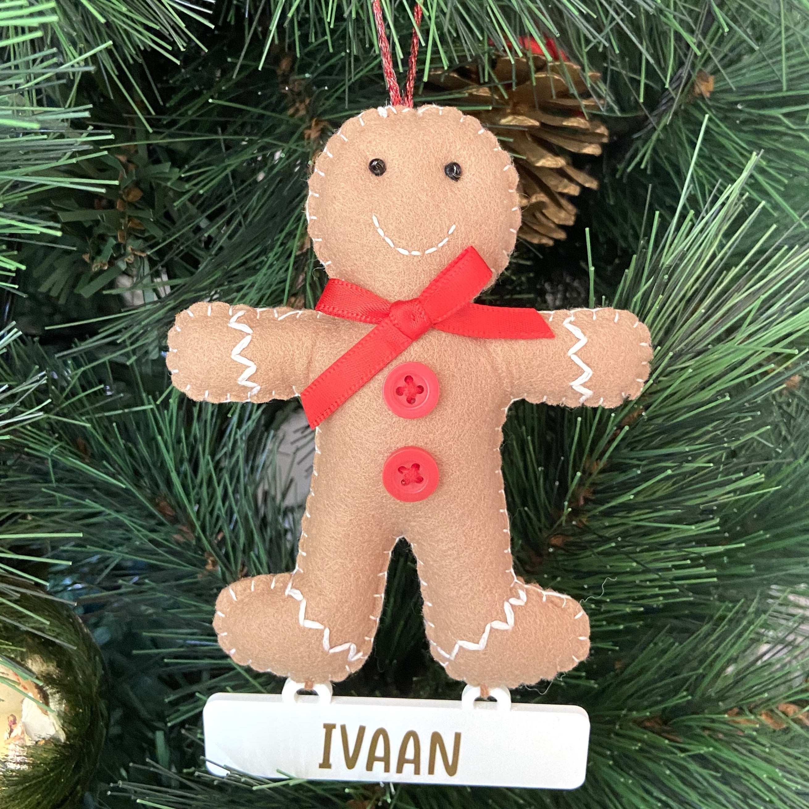 GWD Kids -Gingerbread Man - Felt Ornament