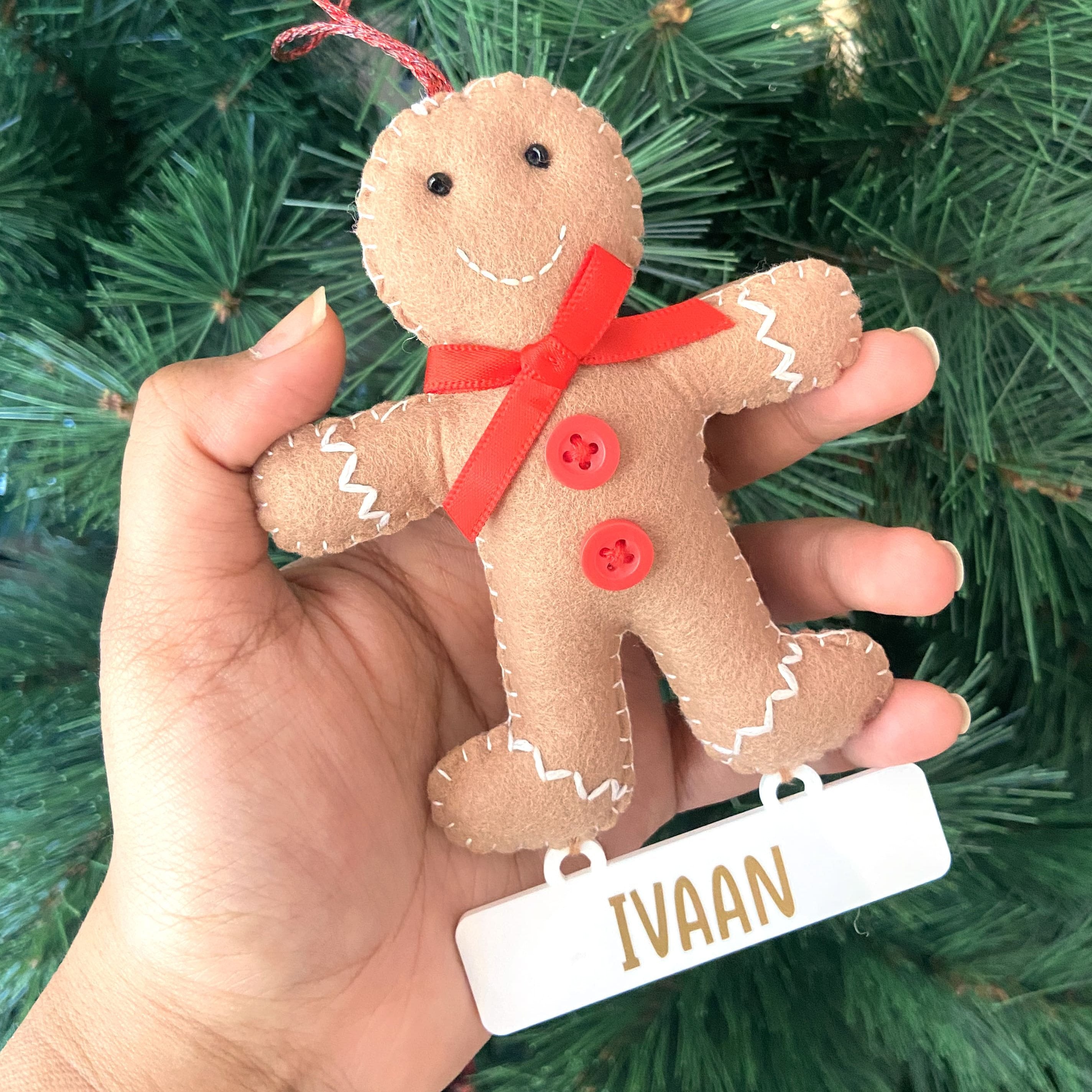 GWD Kids -Gingerbread Man - Felt Ornament