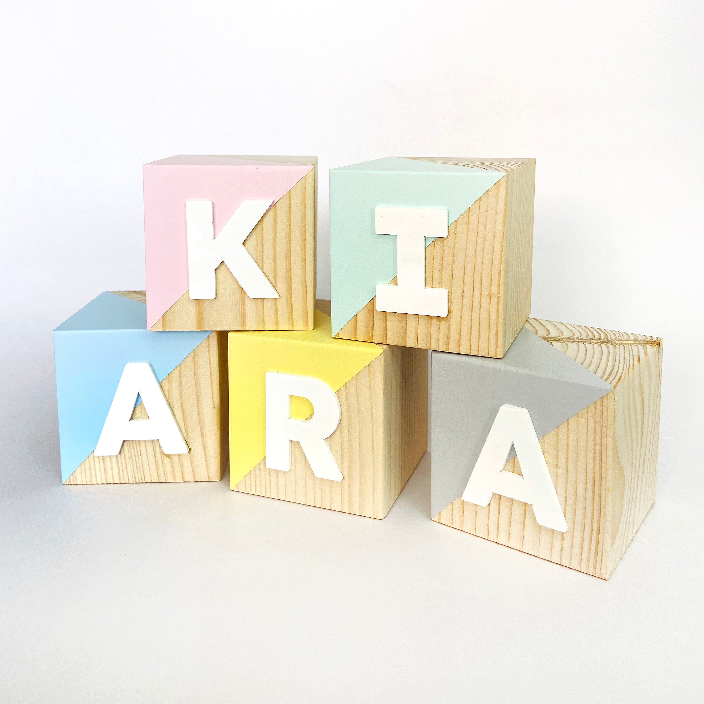 Personalised Wooden Blocks - Letter Blocks