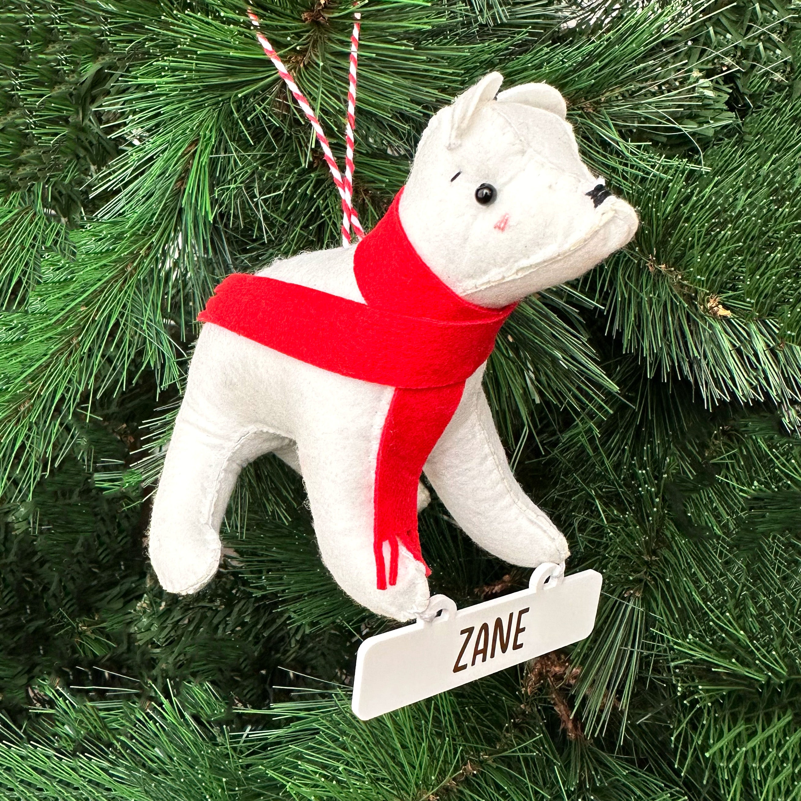 Felt Winter Friends Ornament- Polar Bear