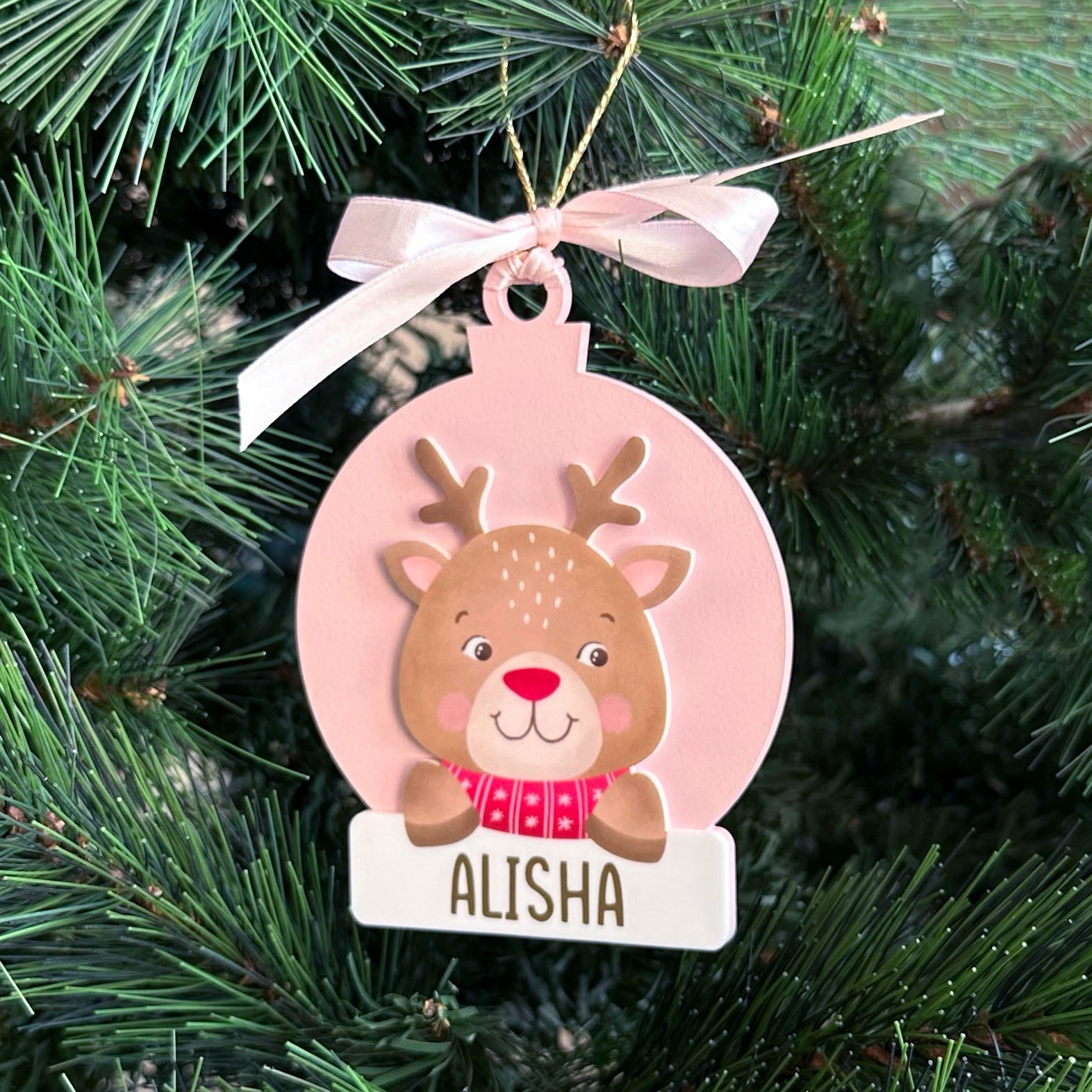 GWD Kids - Festive Christmas Bauble - Reindeer