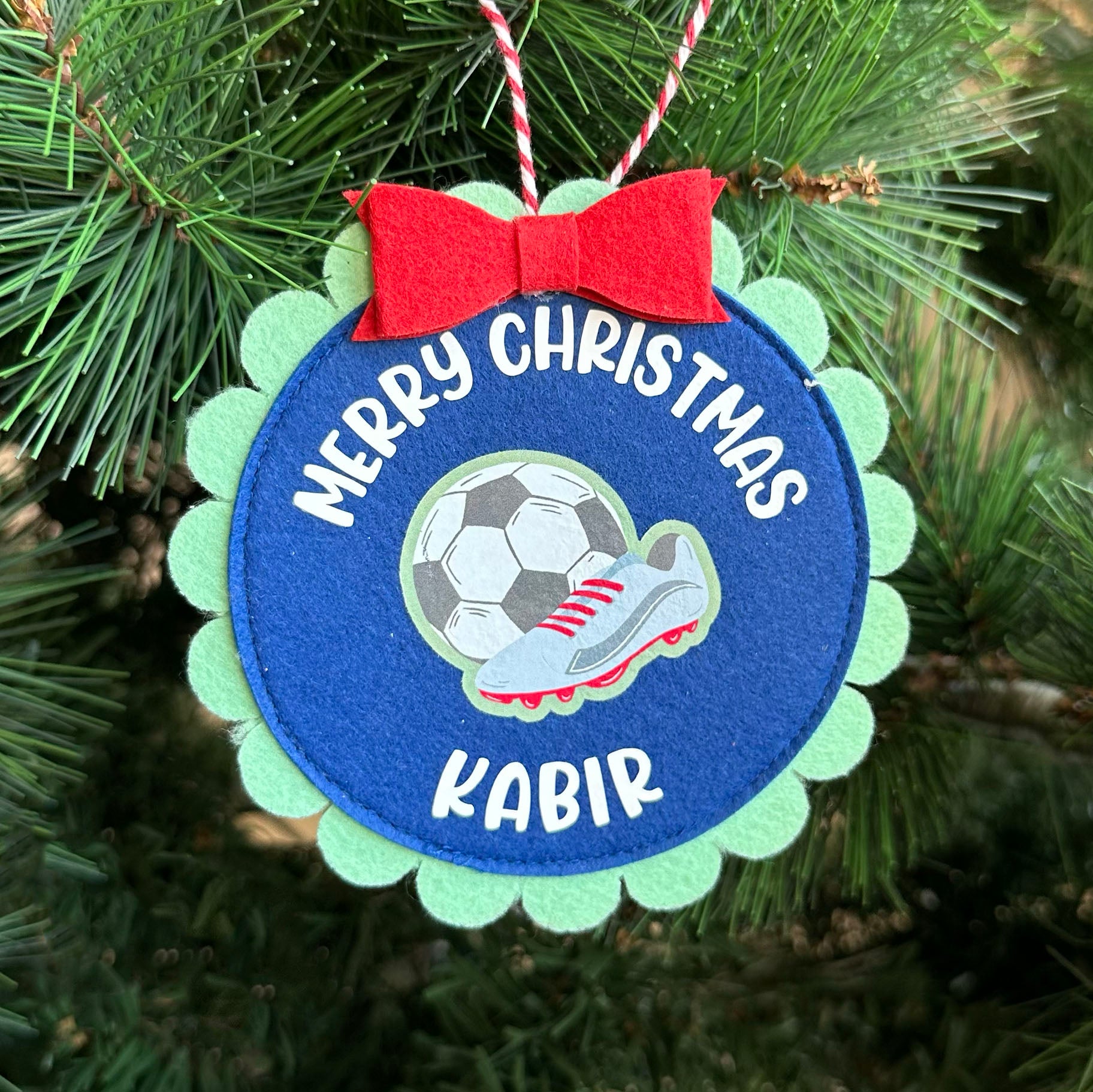 My Favourite Christmas Ornament- Football