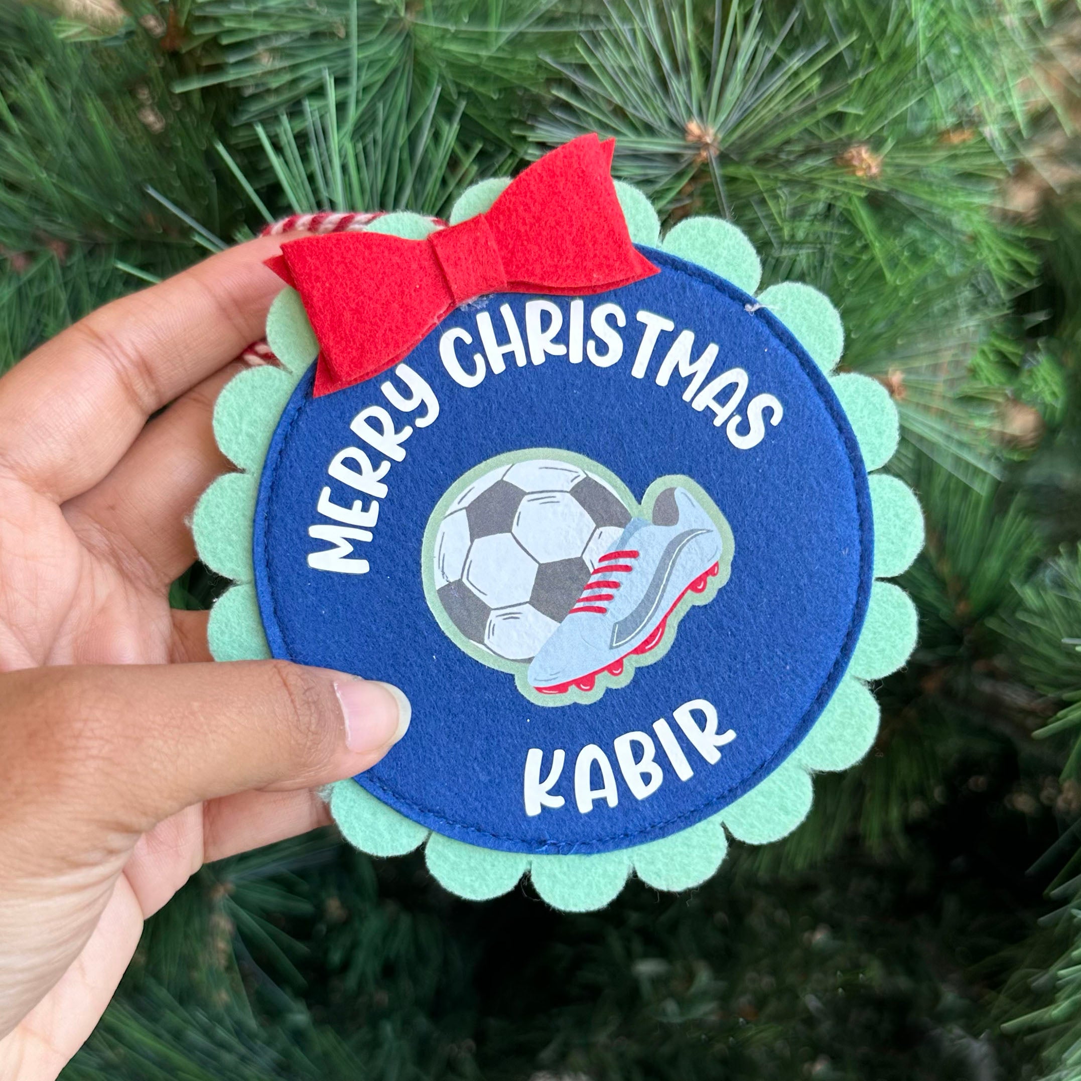 My Favourite Christmas Ornament- Football