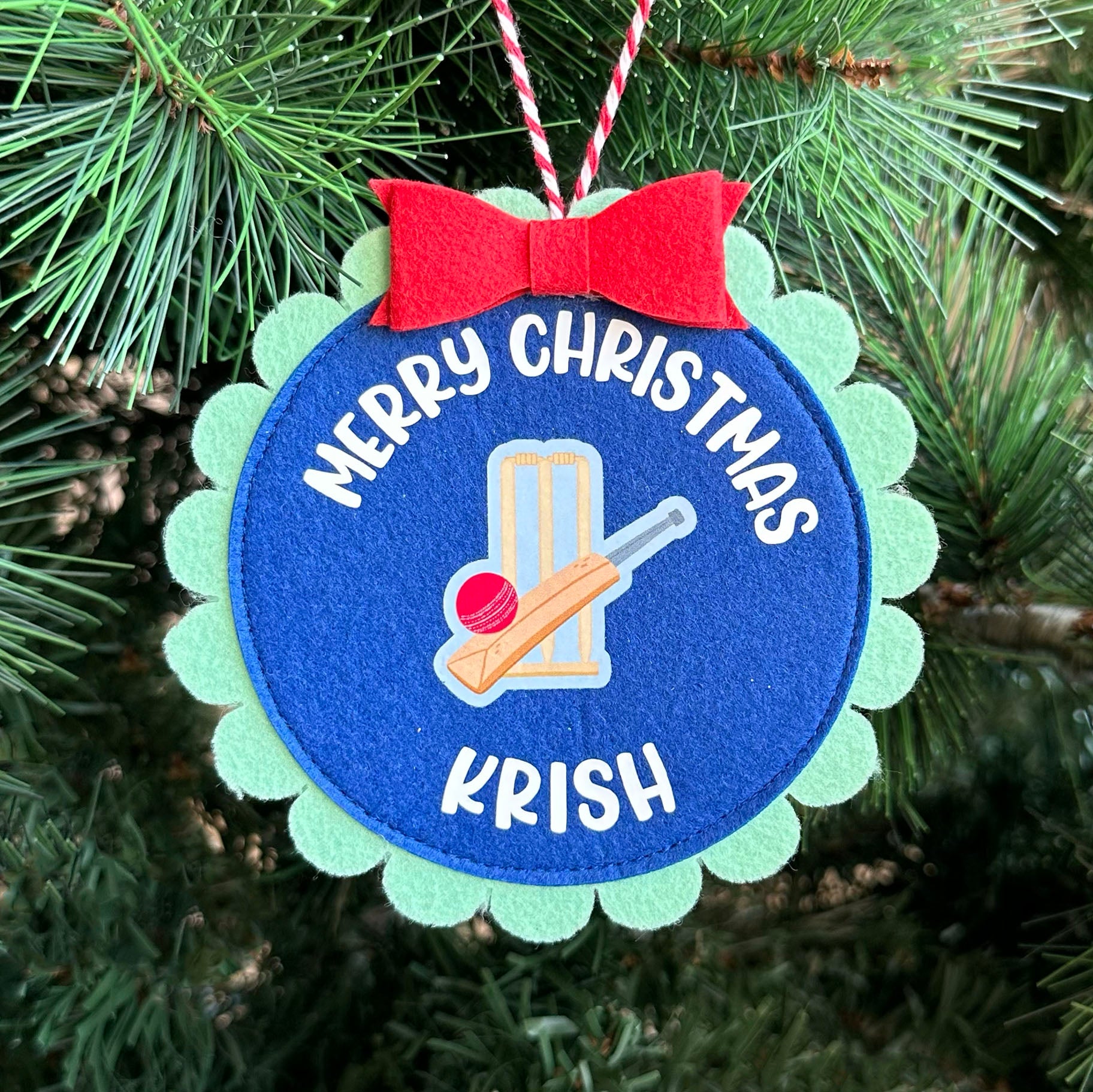 My Favourite Christmas Ornament- Cricket