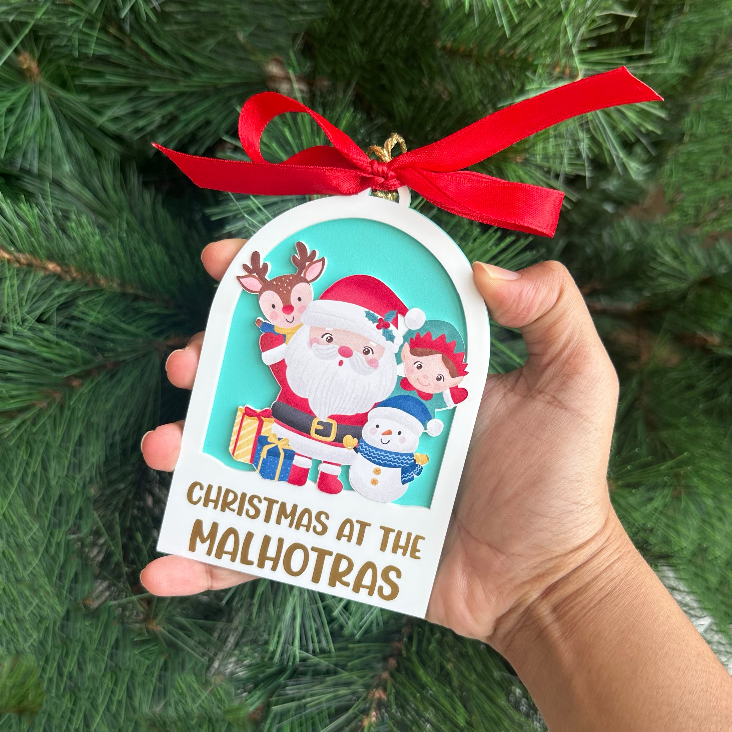 Personalised Christmas Ornament Acrylic