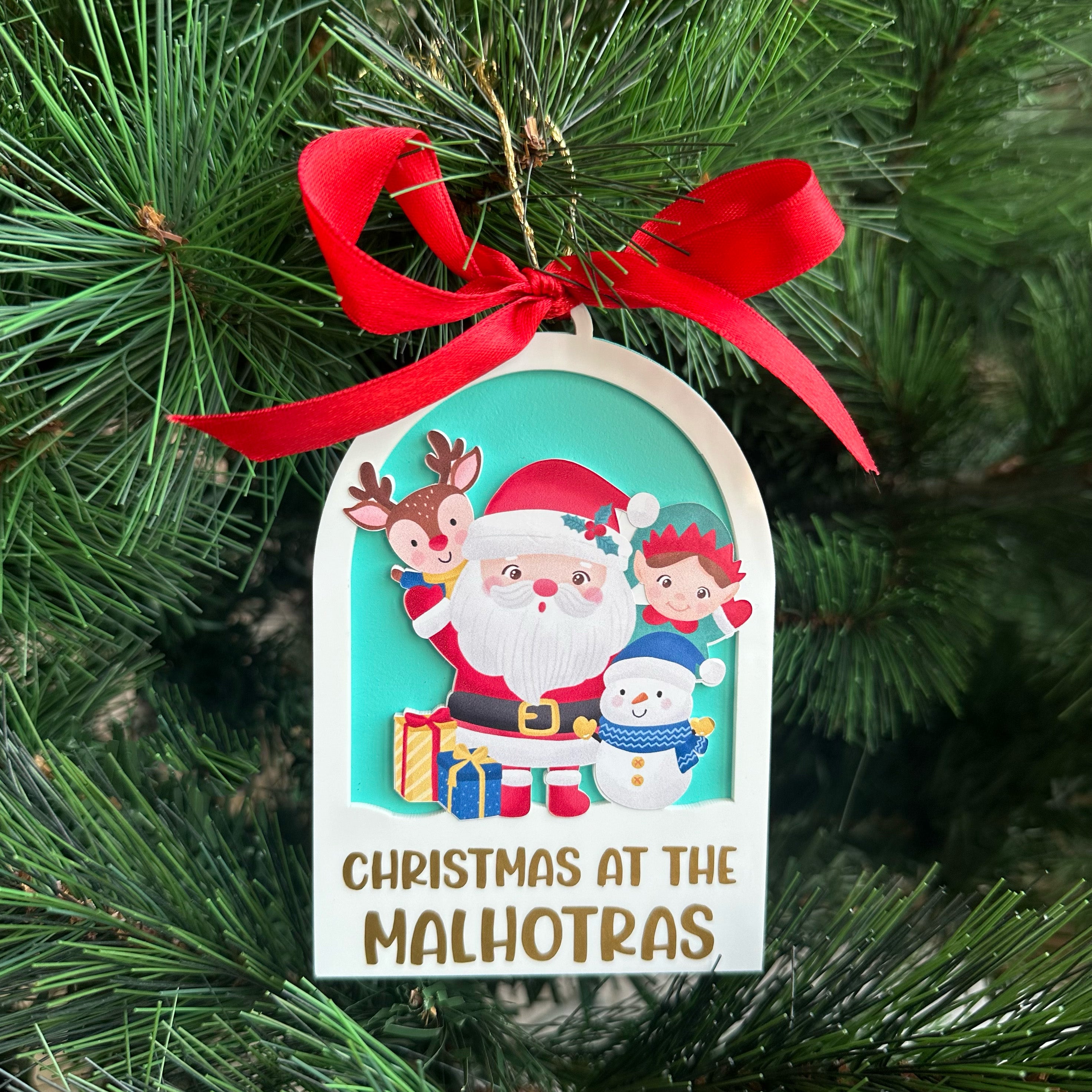 Personalised Christmas Ornament Acrylic