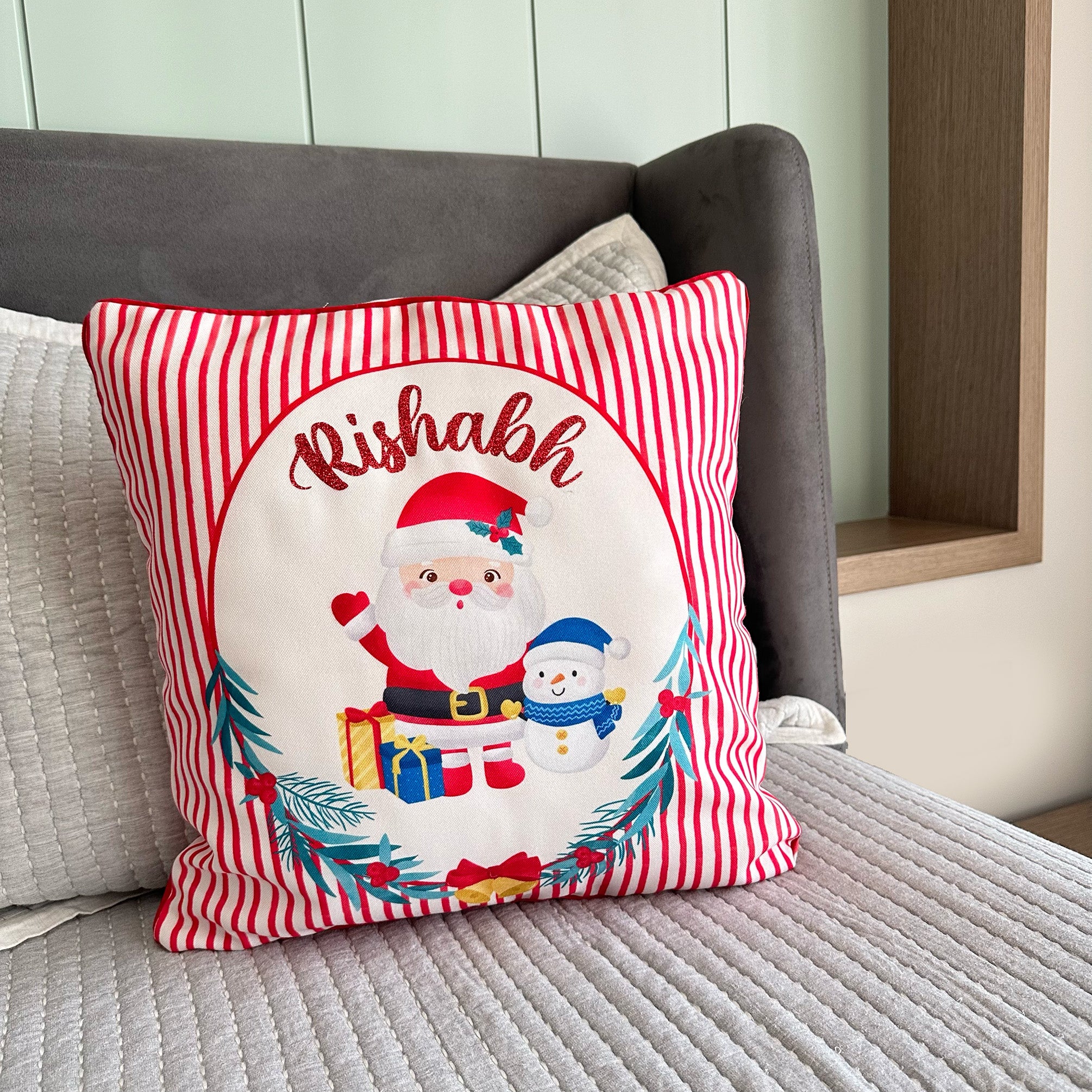 Christmas Throw Cushion- Santa