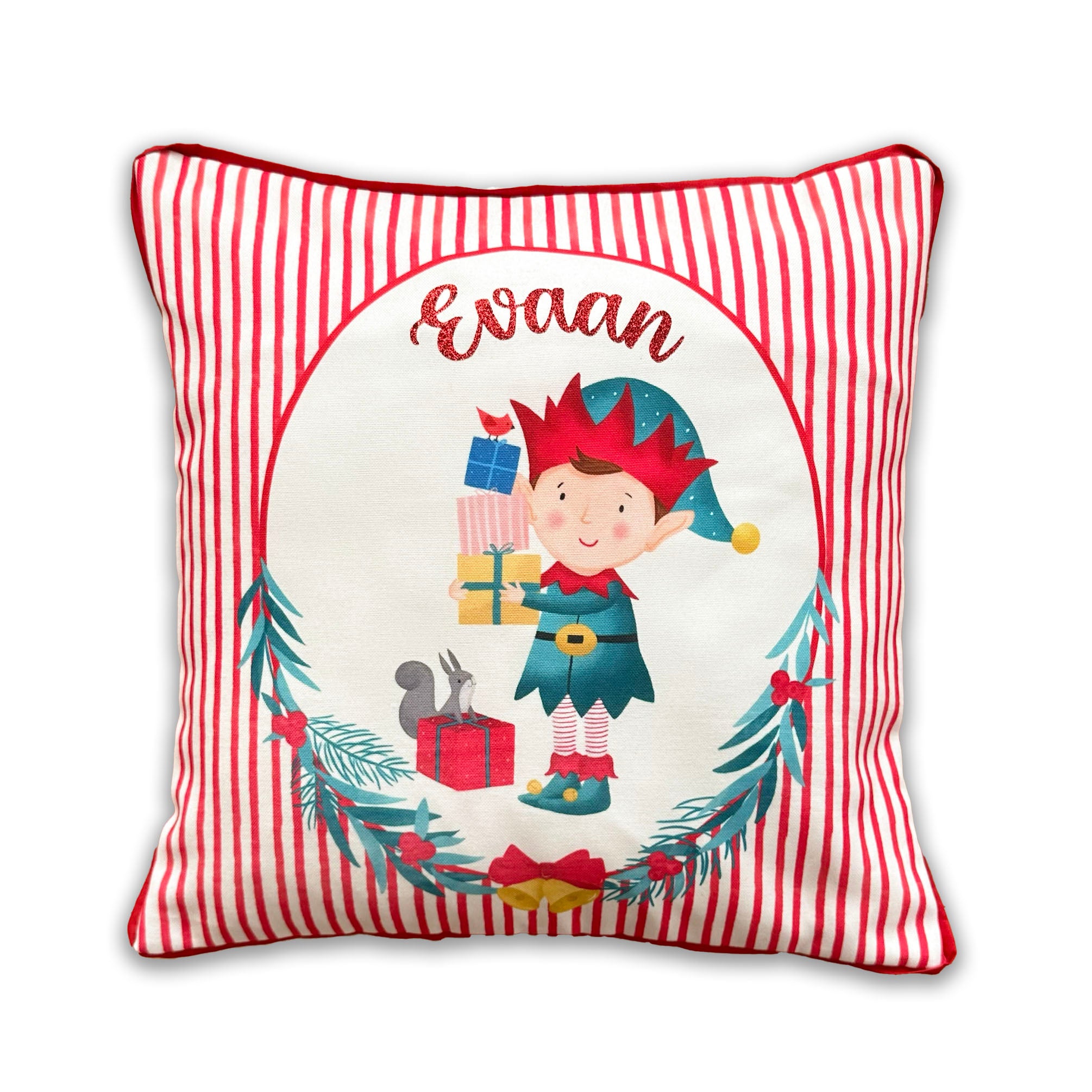 Christmas Throw Cushion- Elf