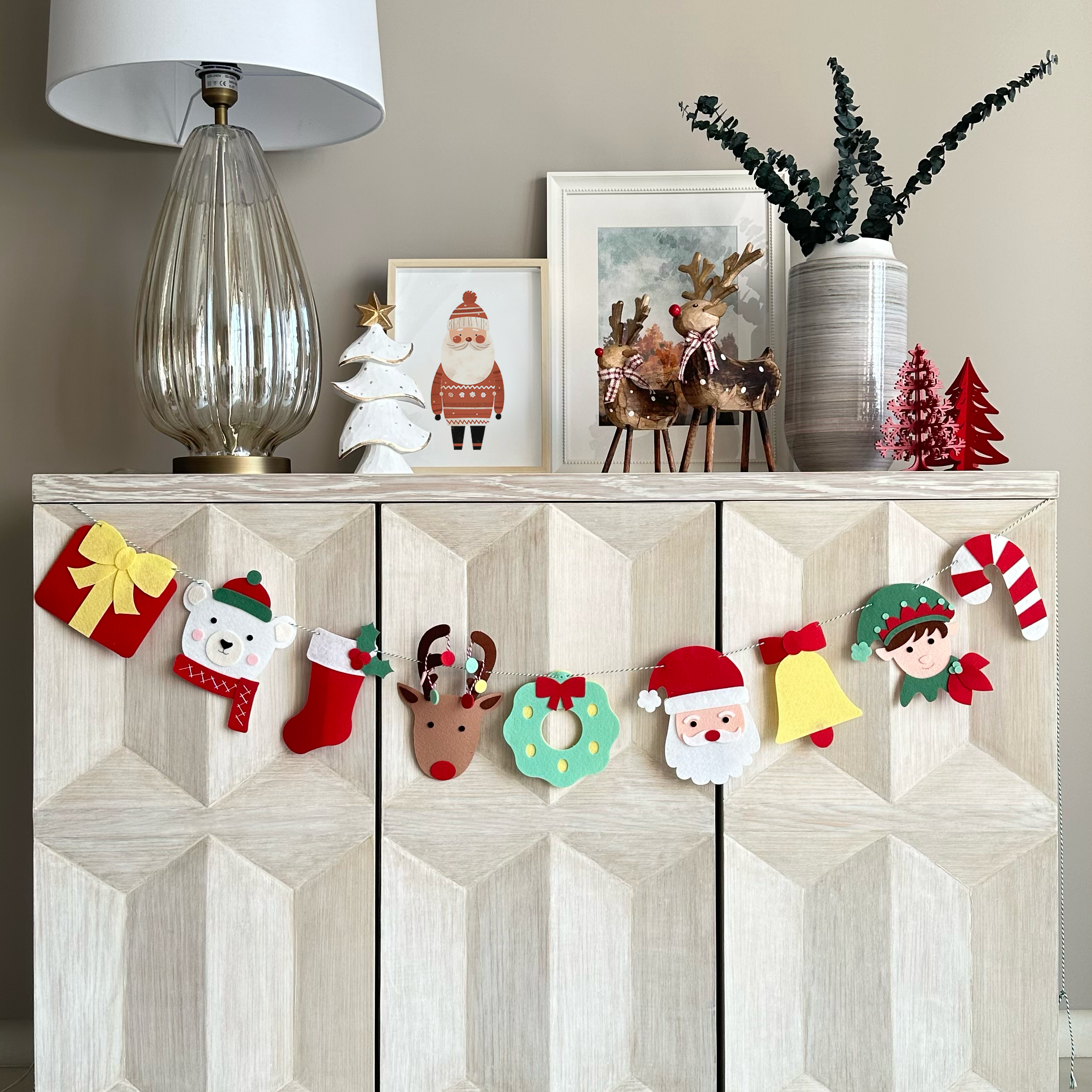 Christmas Character Garland