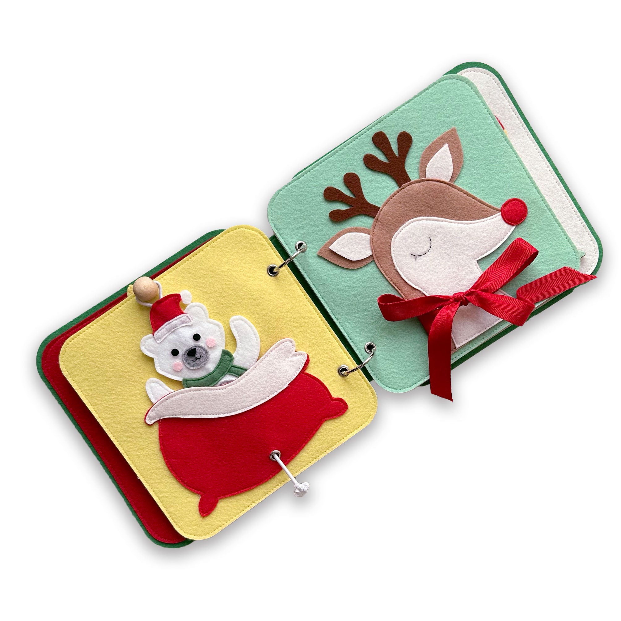 Montessori Sensory Quiet Book- Christmas