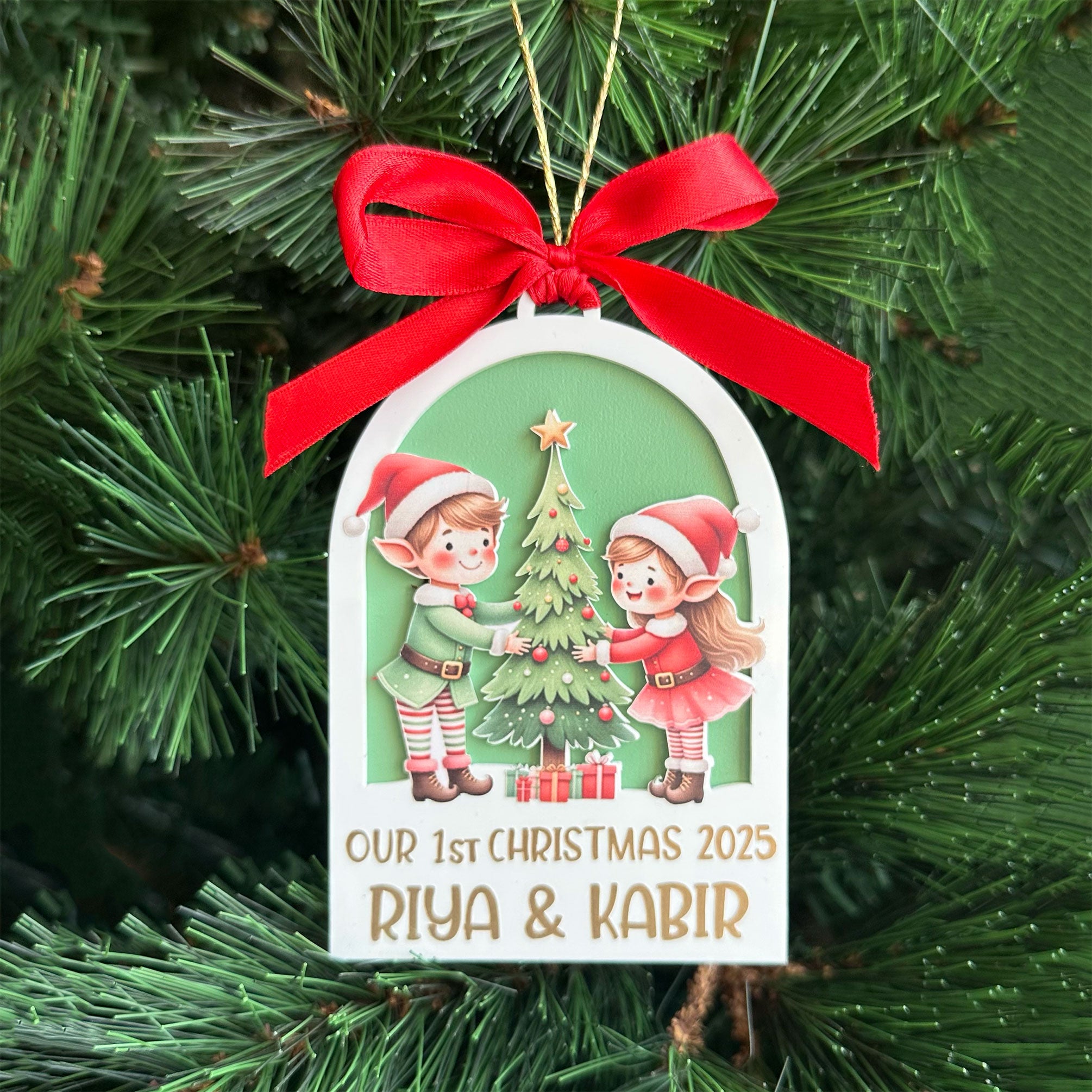Personalised Christmas Ornament Acrylic