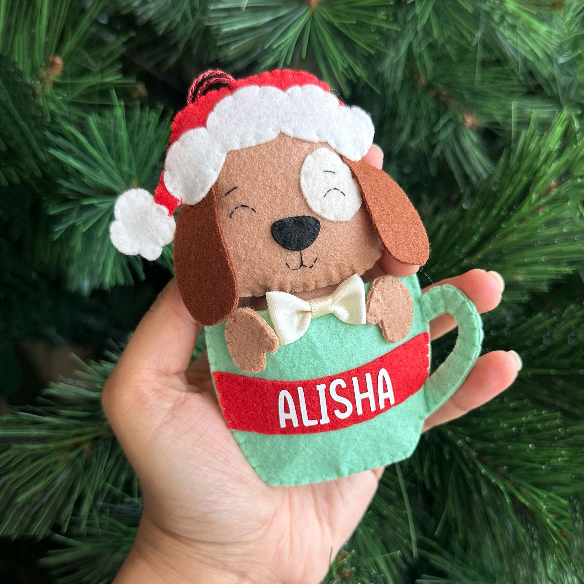 Personalised Felt Ornament
