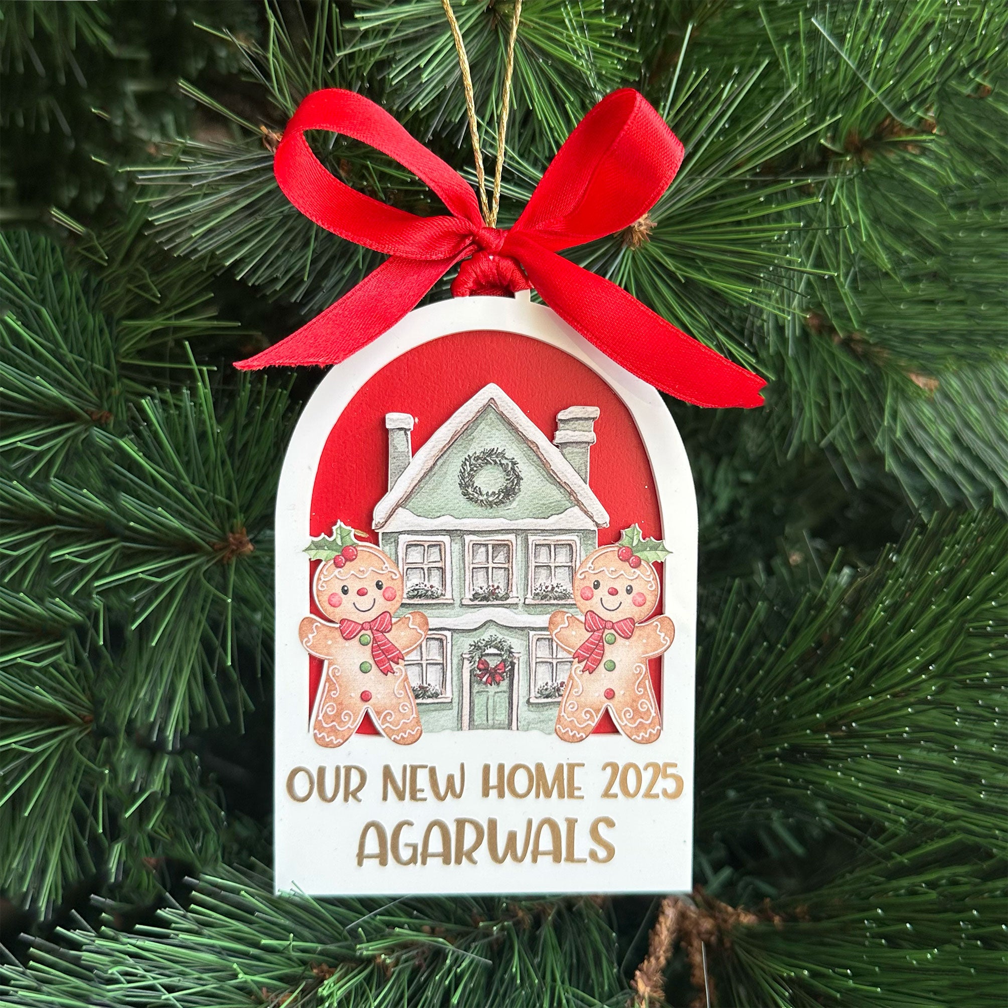 Personalised Christmas Ornament Acrylic