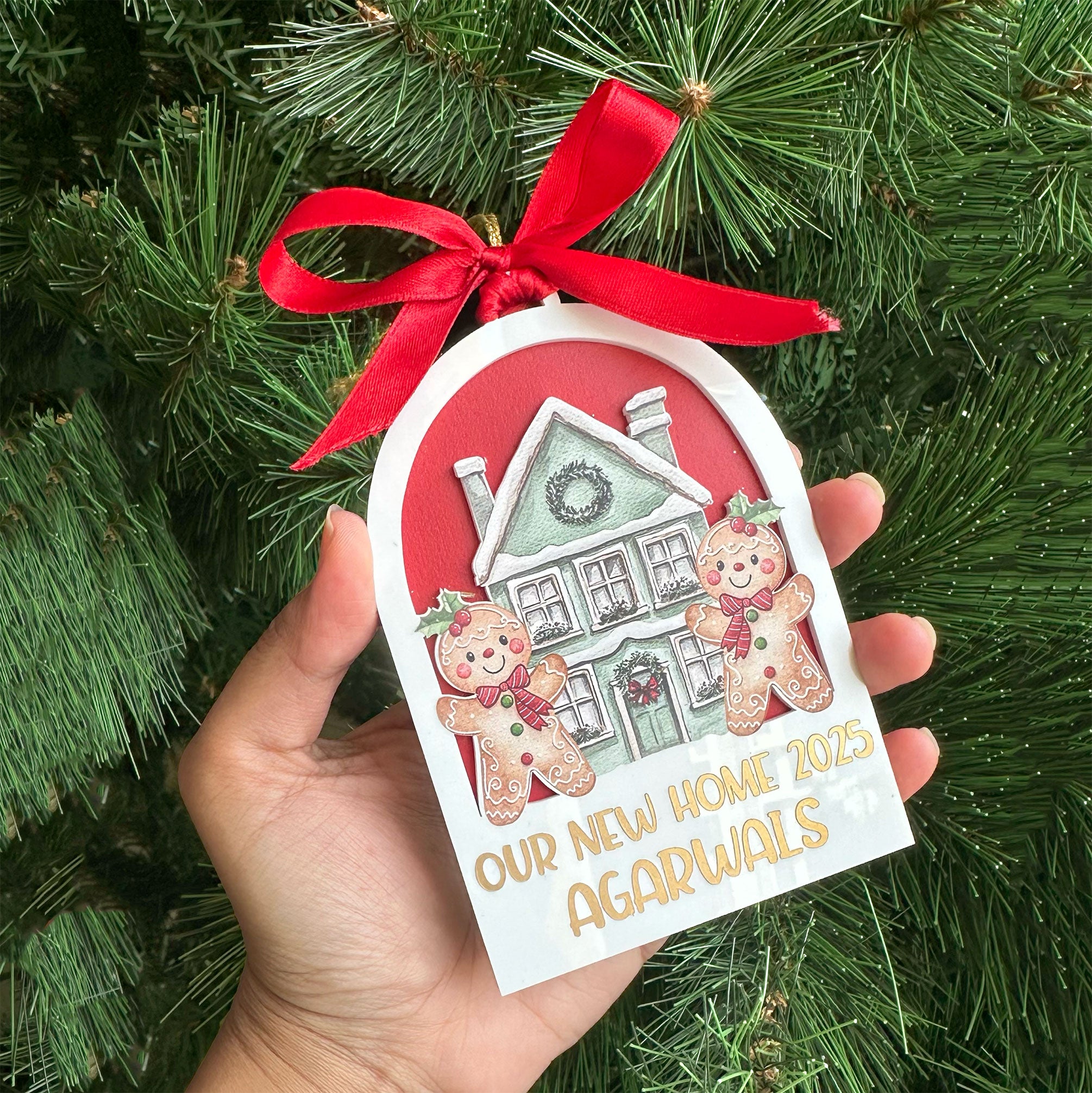 Personalised Christmas Ornament Acrylic