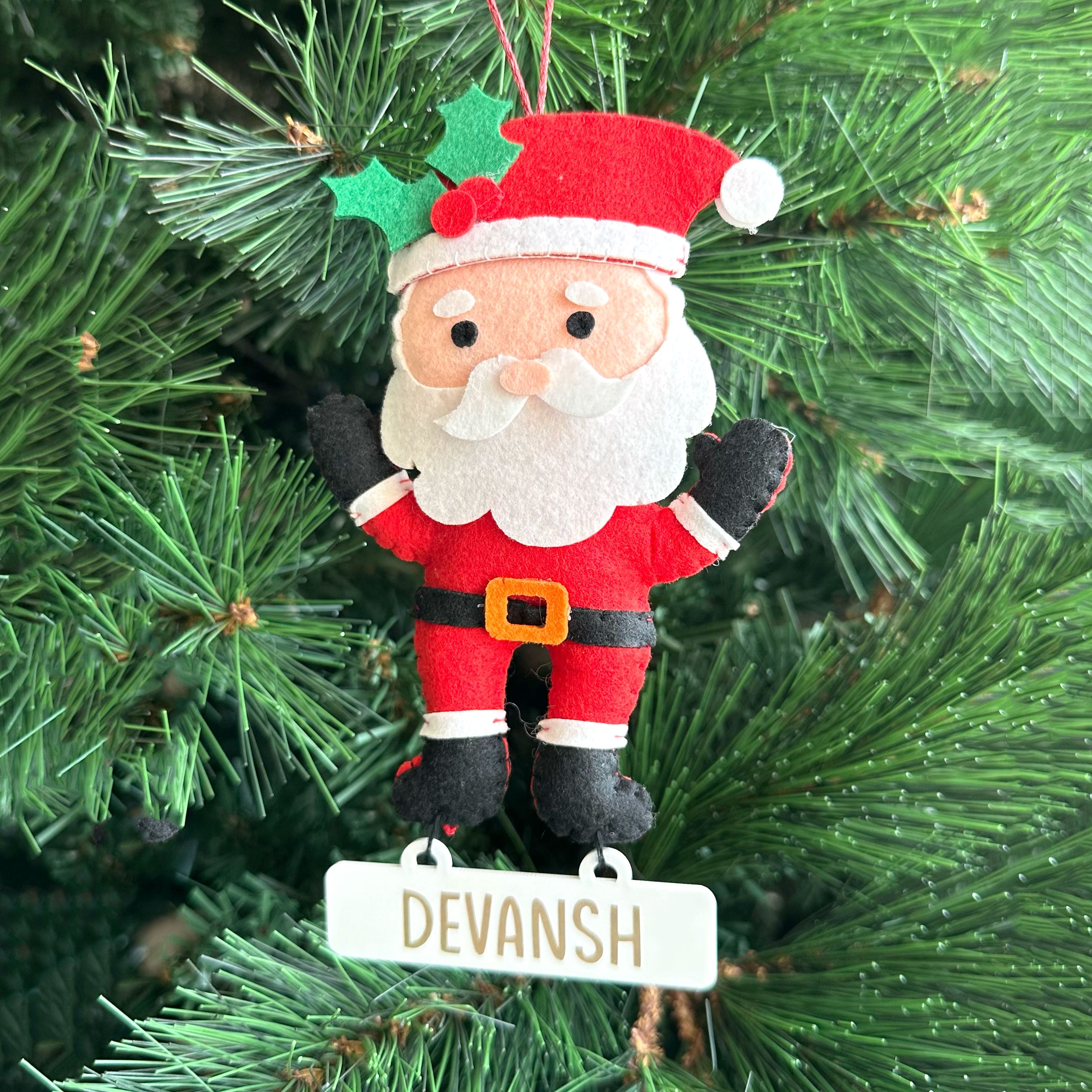 Personalised Felt Ornament