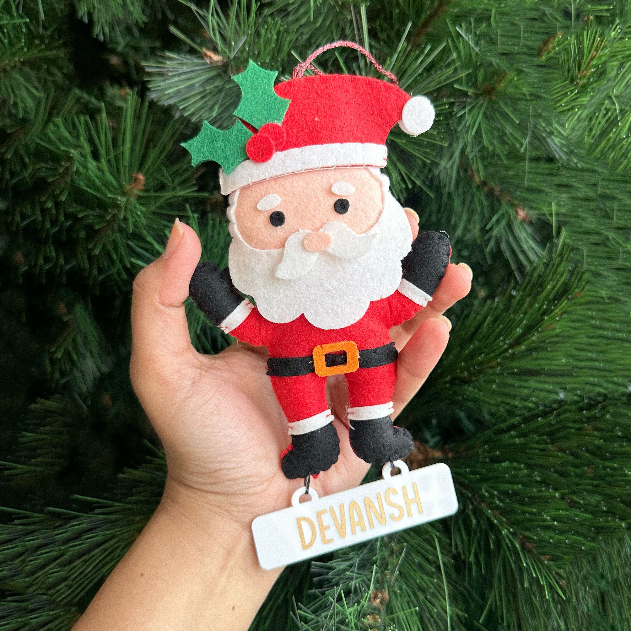 Personalised Felt Ornament