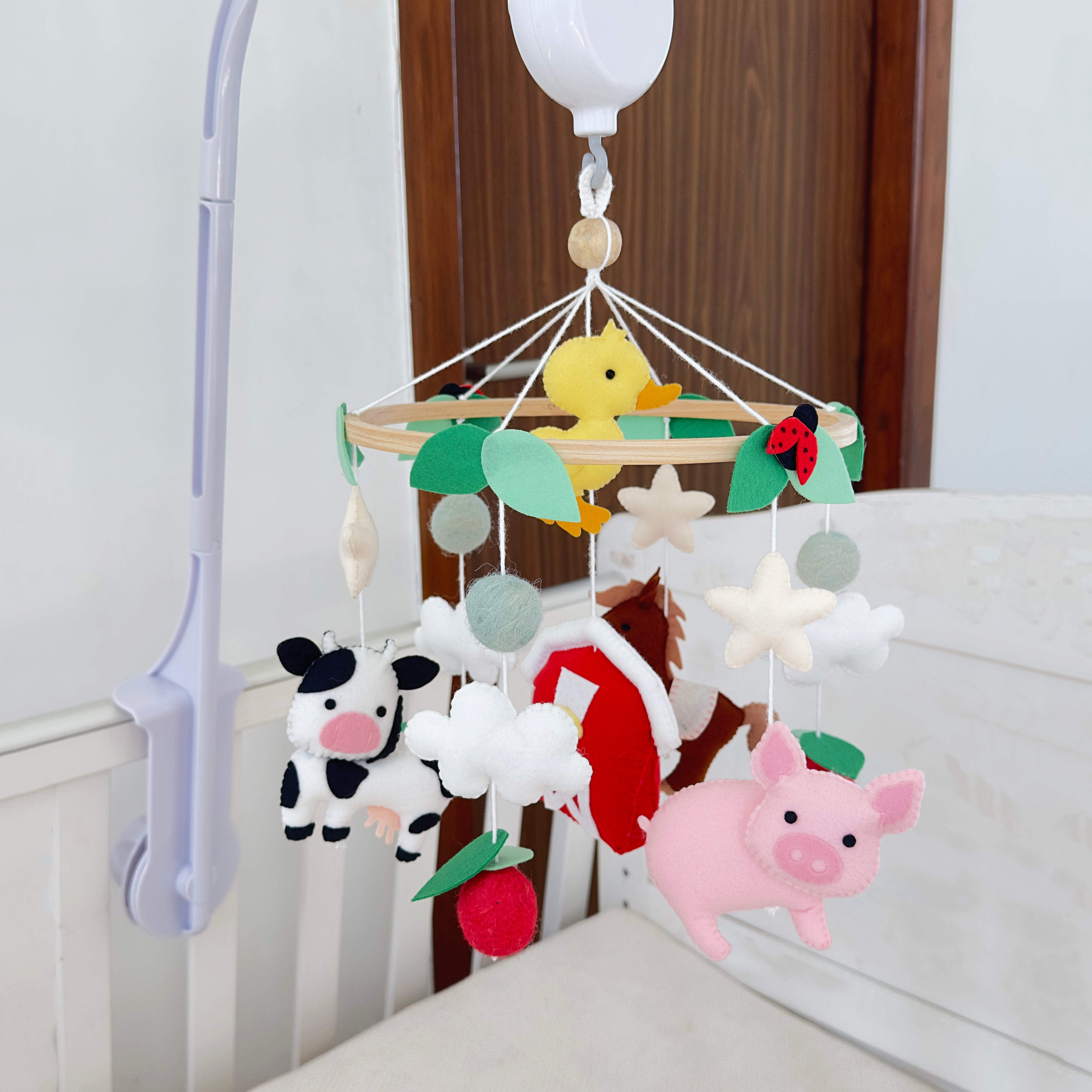 Farm Animals Cot Mobile Only Cot Mobile Hanging