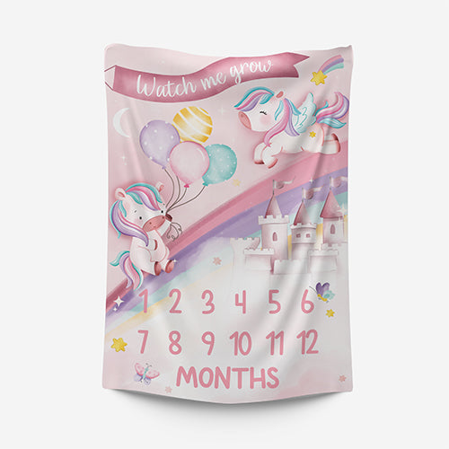 Baby Milestone Blanket - Personalised