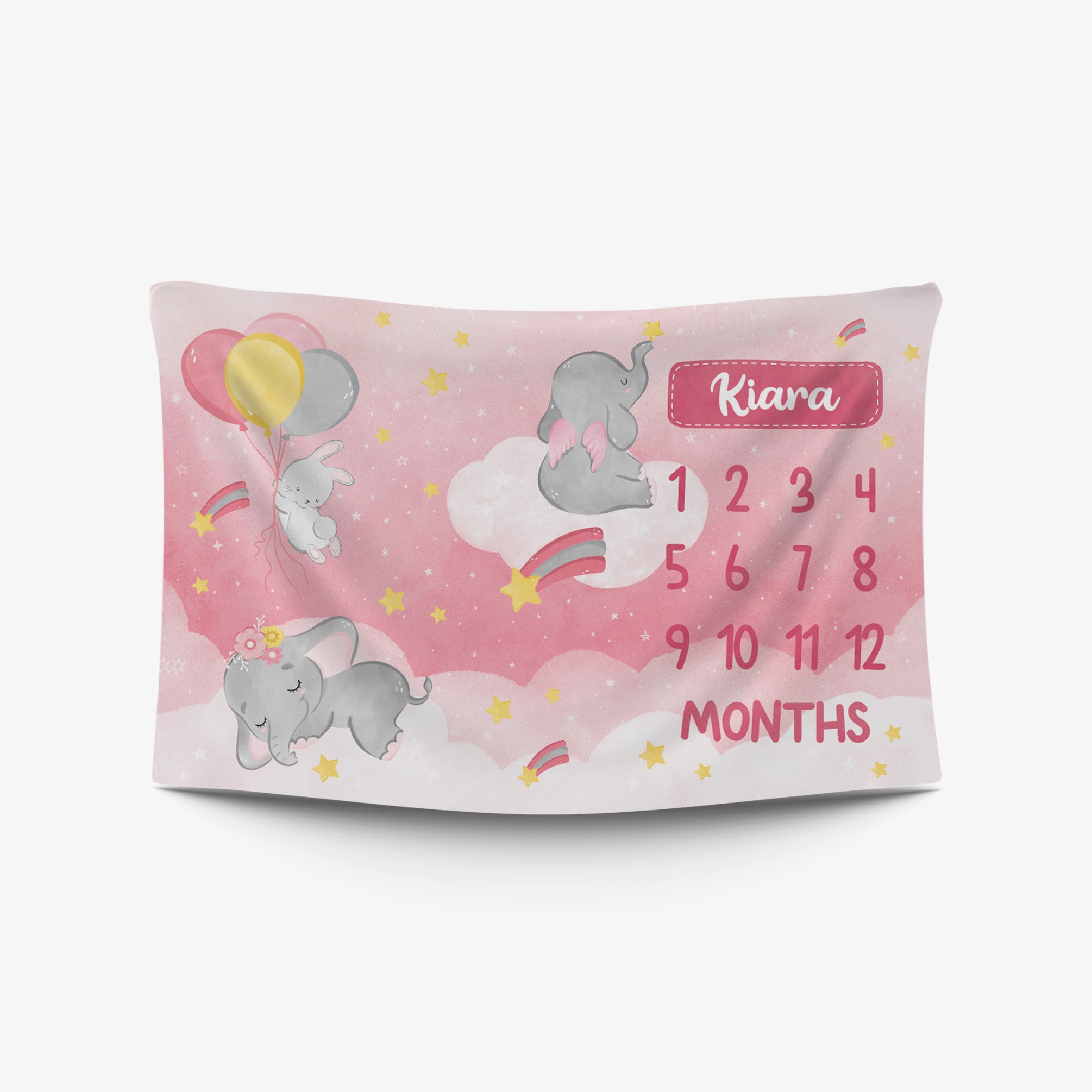 Baby Milestone Blanket - Personalised