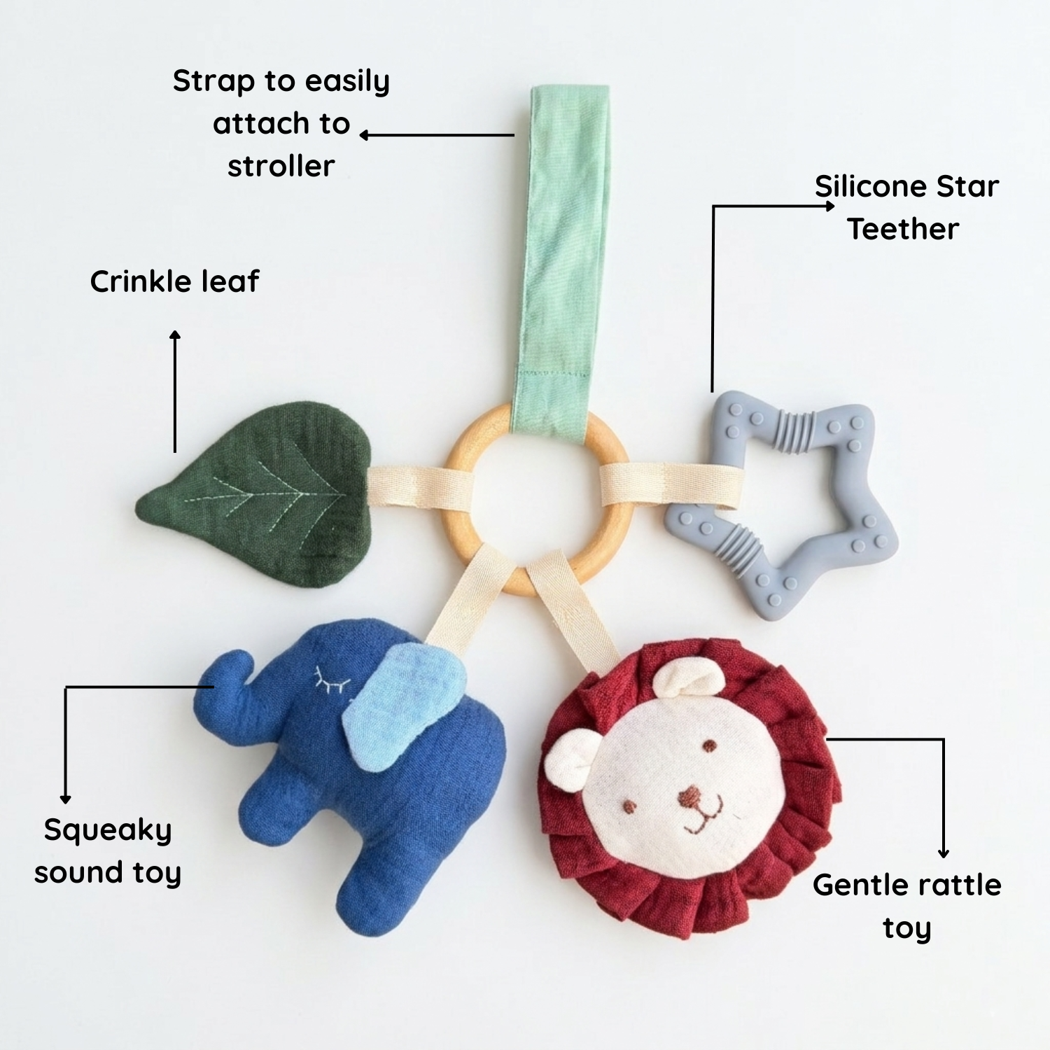 Sensory & Teether Toy Set