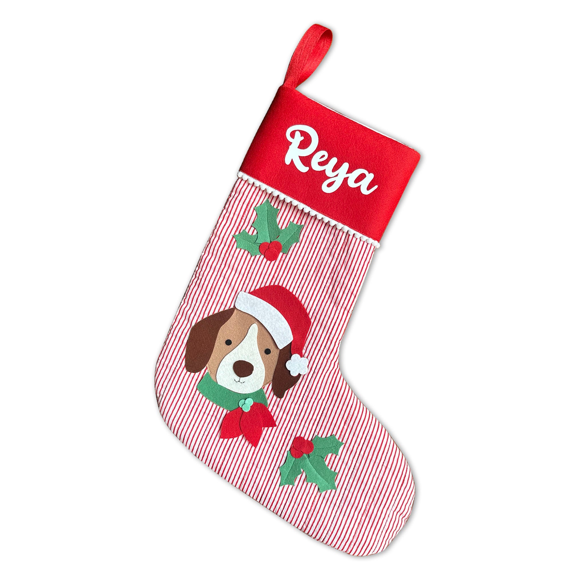 Quilted Cotton Stocking- Dog