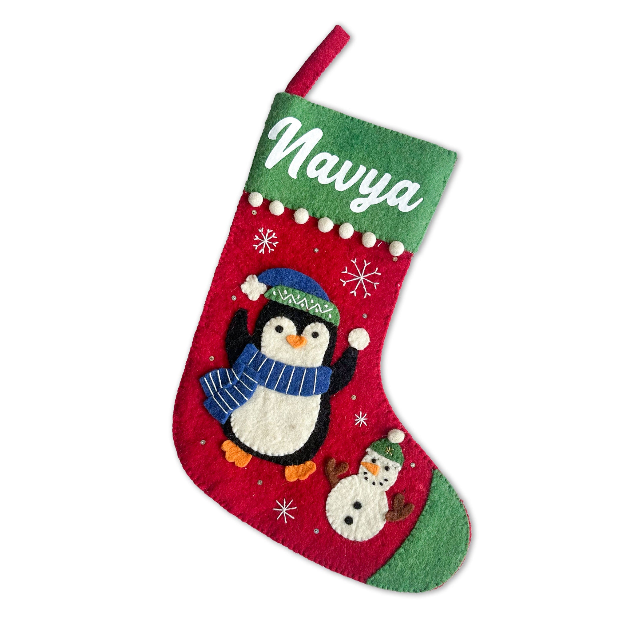 Personalised Stocking (Woolen Fabric)
