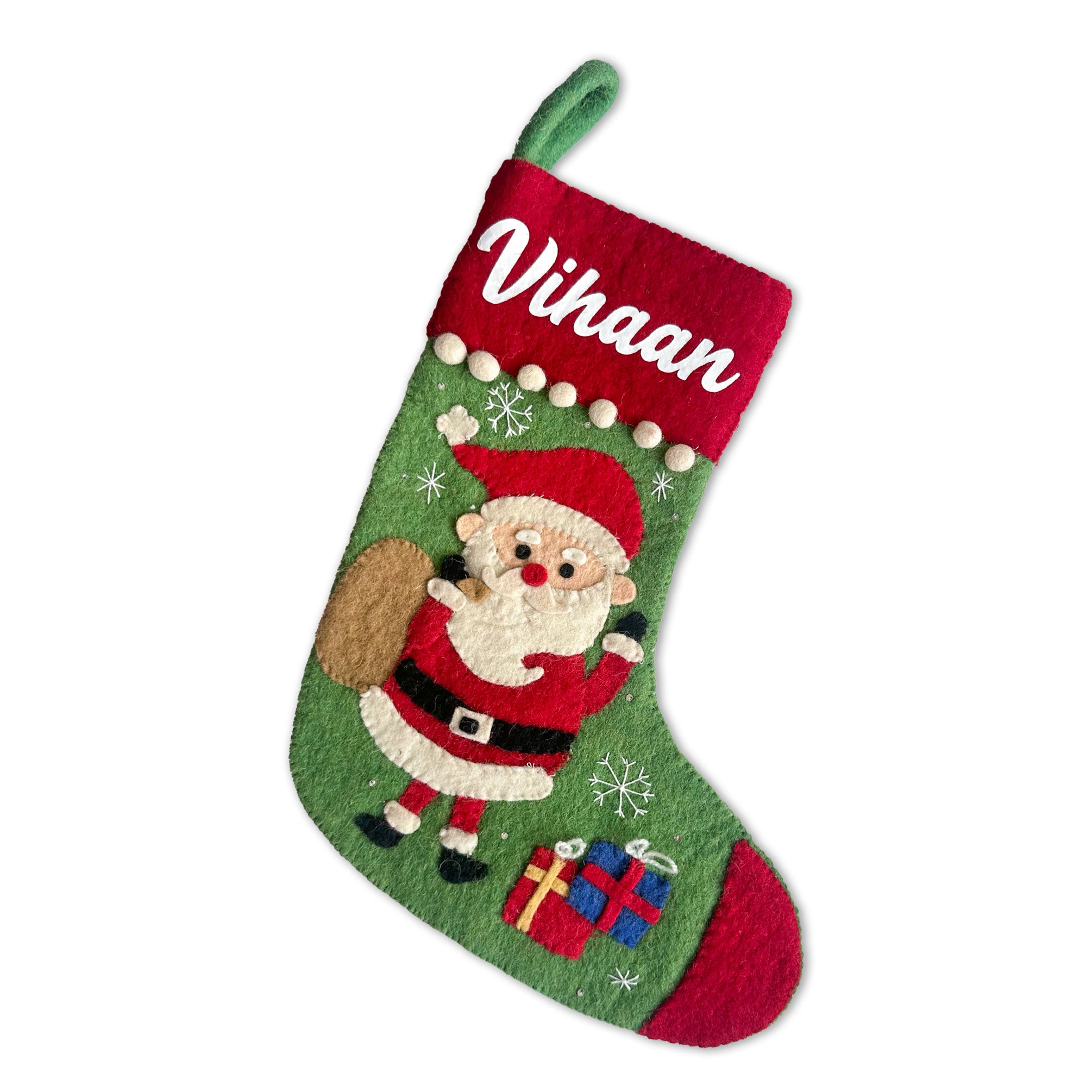 Personalised Stocking (Woolen Fabric)