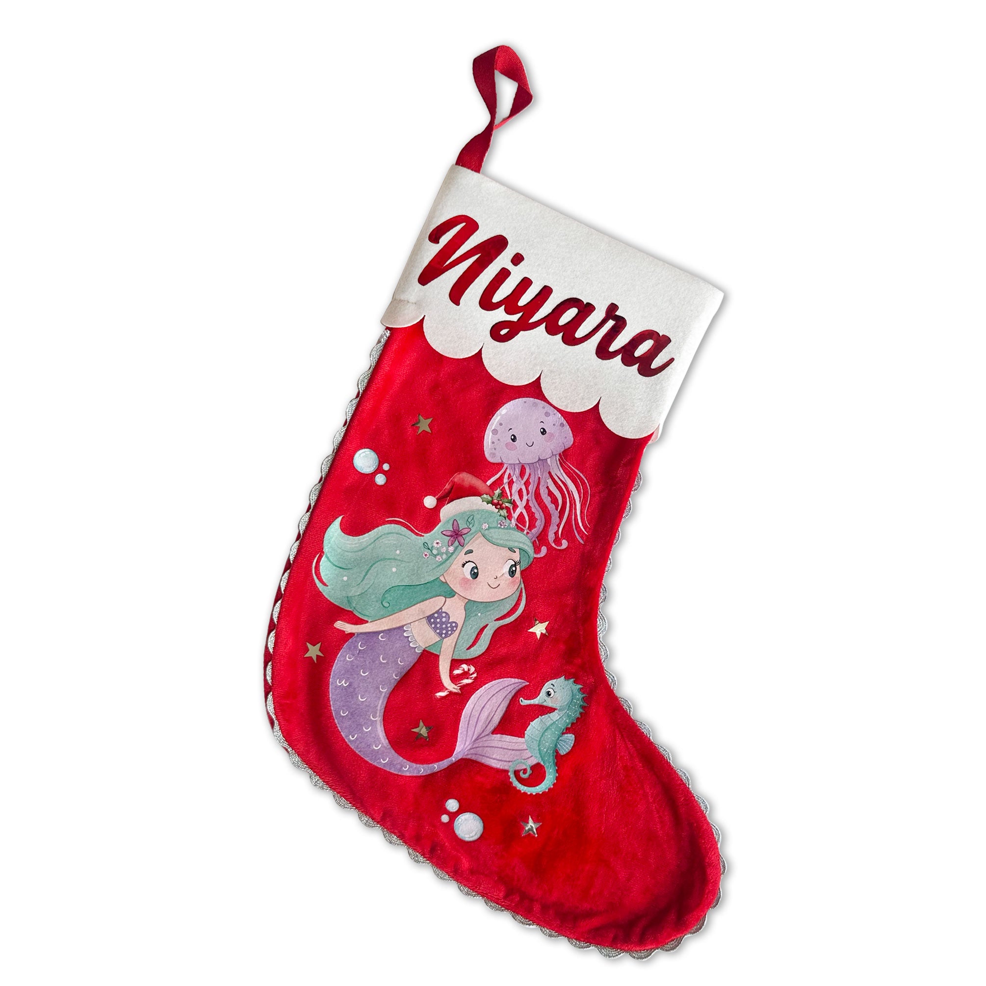 Personalised Velvet Stocking
