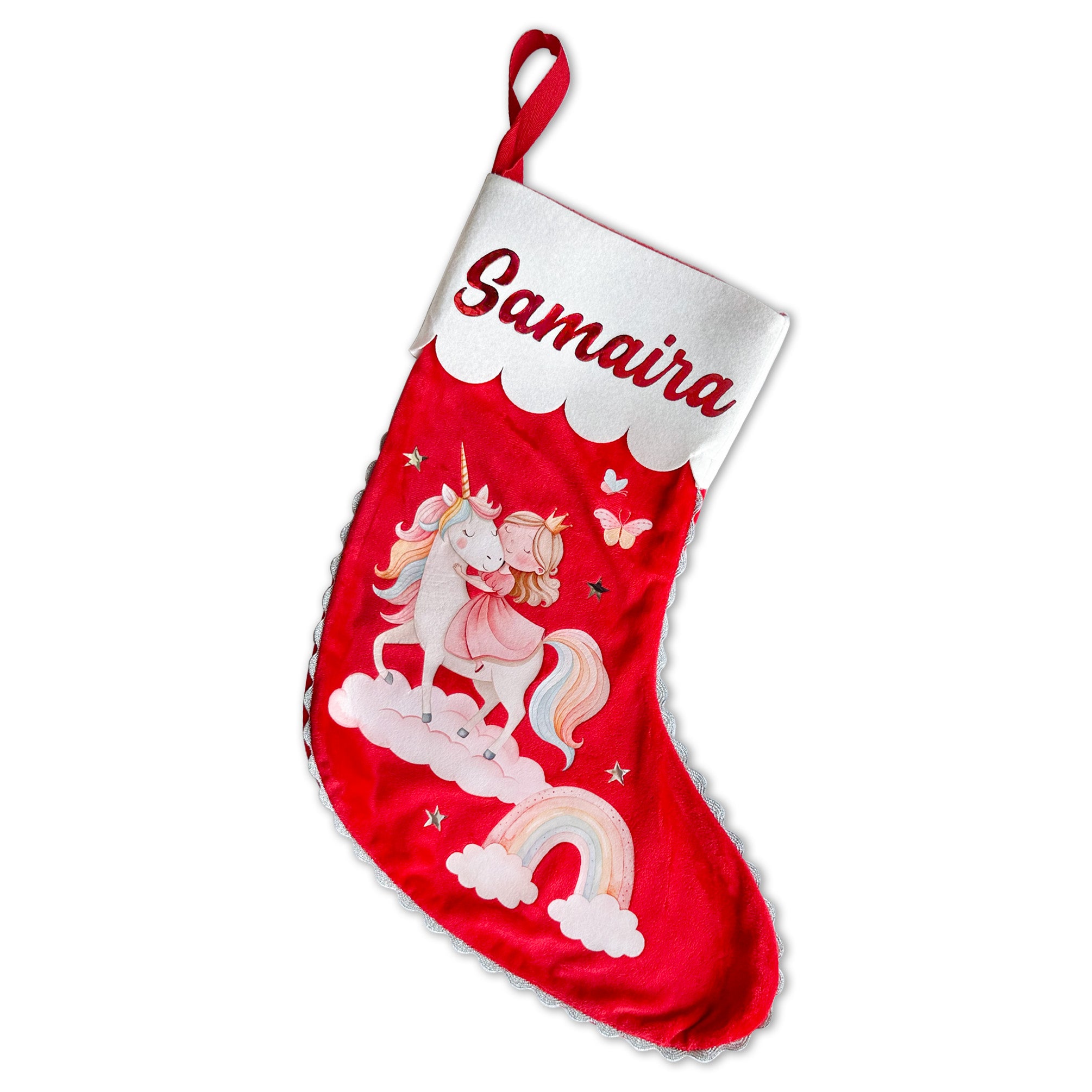 Personalised Velvet Stocking